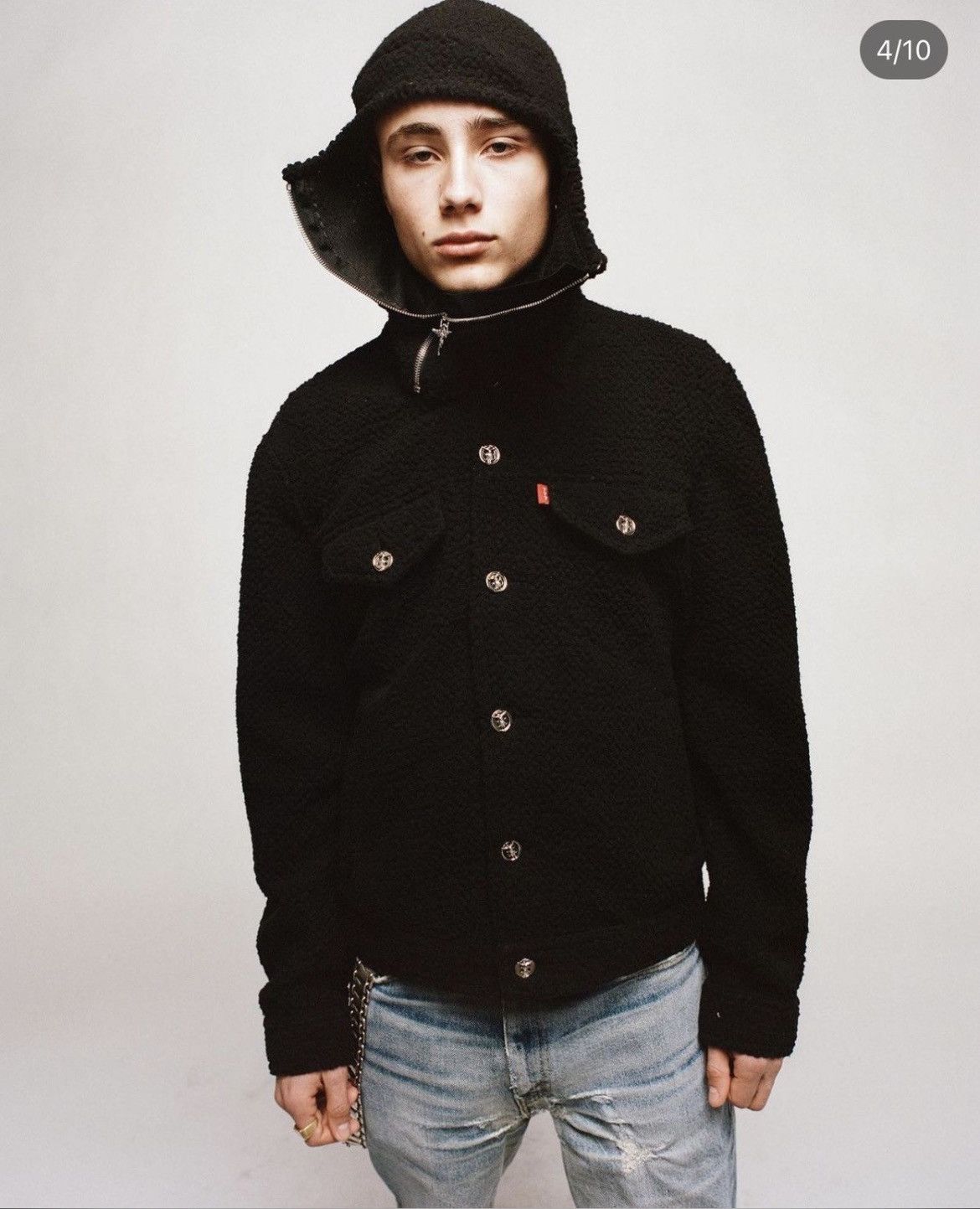 Seventh Heaven Anarchy Sherpa Zip Up Black Balaclava | Seventh Heaven Size ONE SIZE - 8 Thumbnail