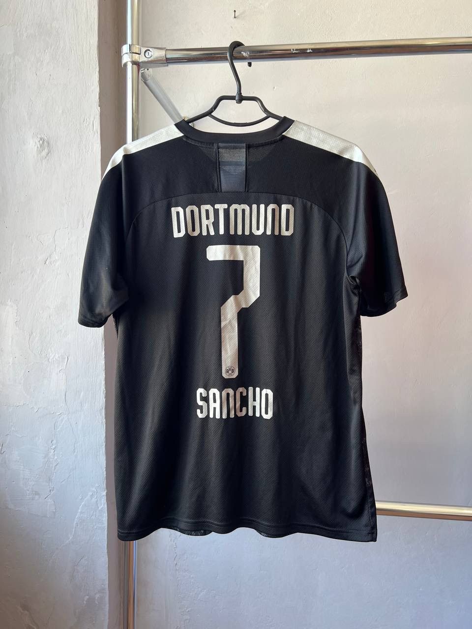 Puma 2019/20 BORUSSIA DORTMUND #7 SANCHO AWAY SOCCER JERSEY SHIRT Size US L / EU 52-54 / 3 - 5 Thumbnail