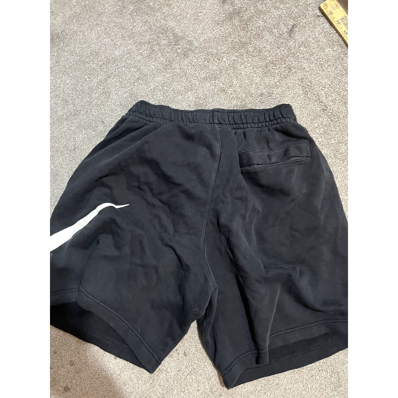 Nike Nike Men's Sportswear Club Brushed Fleece Black Shorts M Size US 31 - 2 Thumbnail