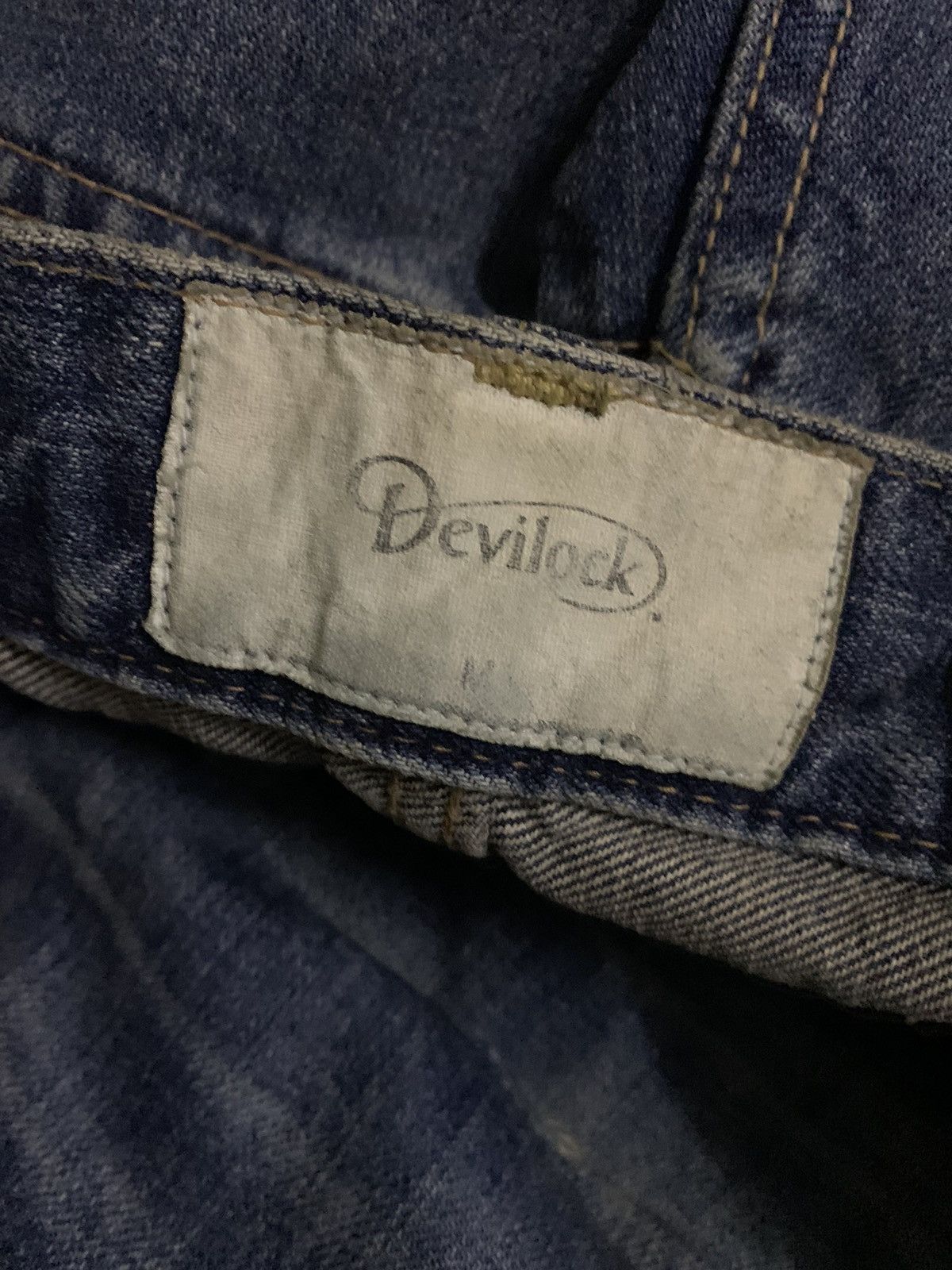 Hysteric Glamour 💥Vtg Devilock Japan Buckle Back Denim Size US 31 - 8 Thumbnail