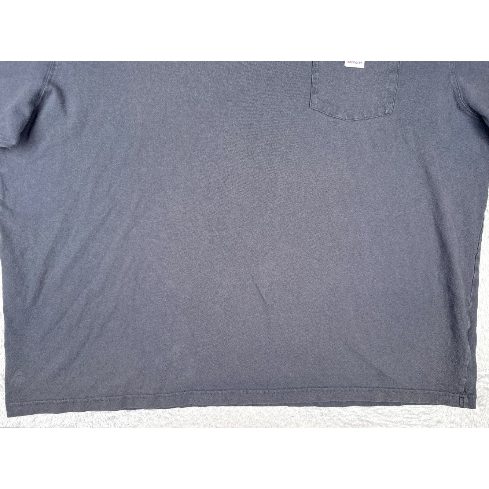 Carhartt Carhartt Shirt Mens 3XL Blue Short Sleeve Crew Pockets Cotton Workwear T-Shirt Size US XXL / EU 58 / 5 - 5 Thumbnail