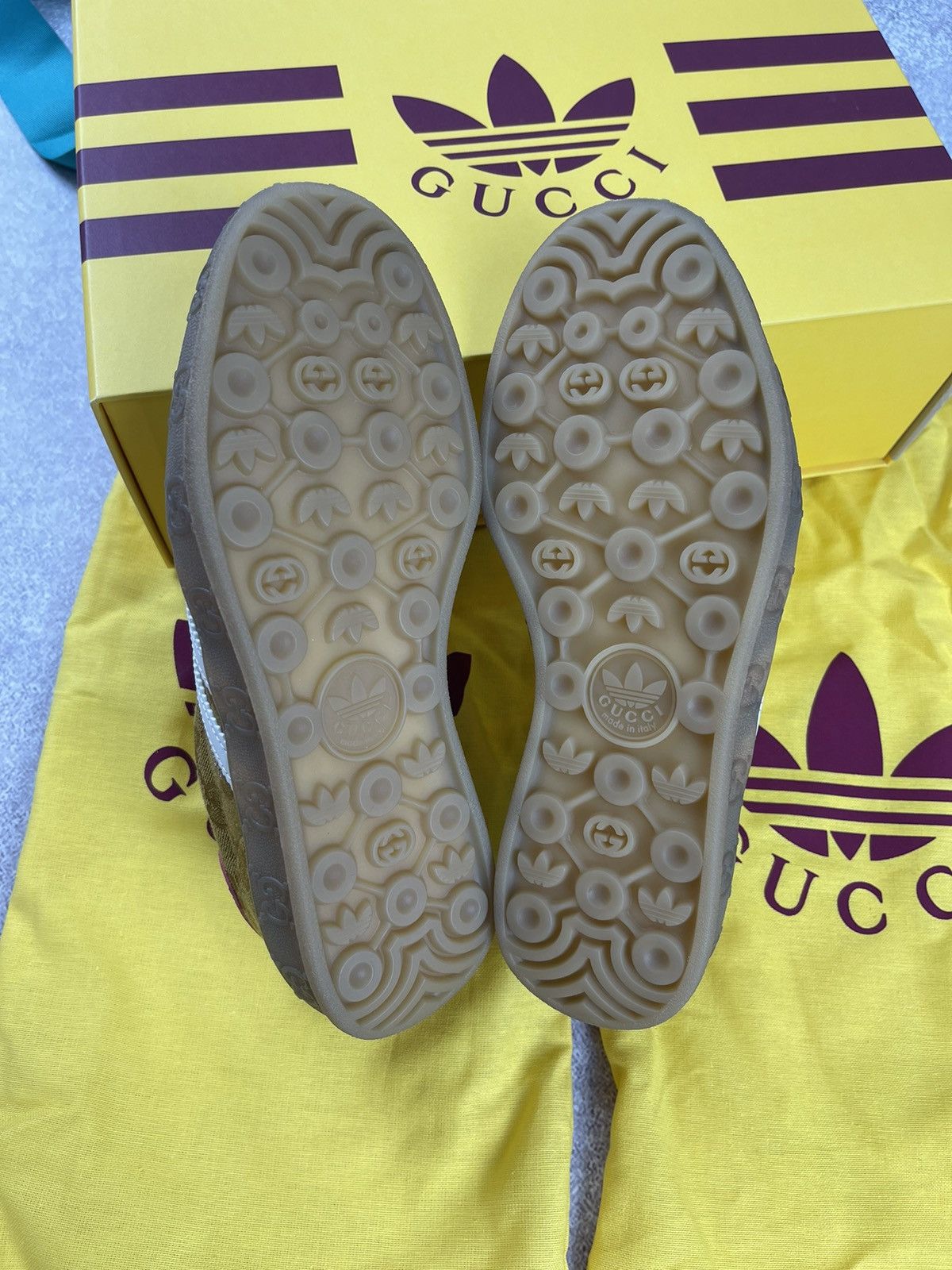 Adidas × Gucci Adidas x Gucci Gazelle OG Monogram Sneakers Size 36 2/3 Size US 5.5 / IT 35.5 - 9 Thumbnail