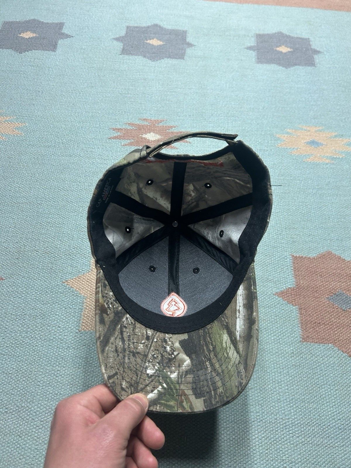 Vintage Vtg strapbac hat camo sustainable forestry initiative nature Size ONE SIZE - 6 Thumbnail