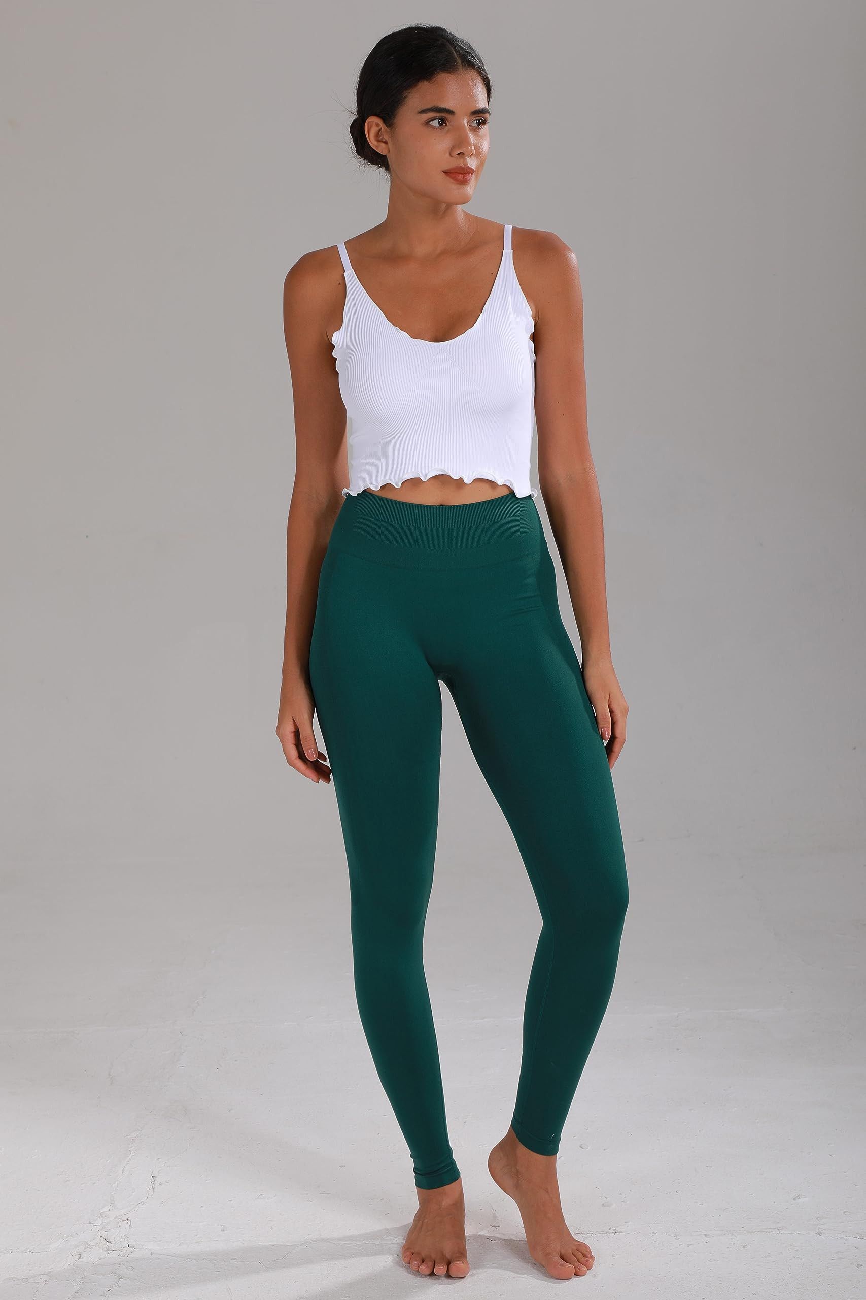 Other Women High Waisted Seamless Workout Leggings Gym Yoga Pants Size 32" / US 10 / IT 46 - 1 Thumbnail