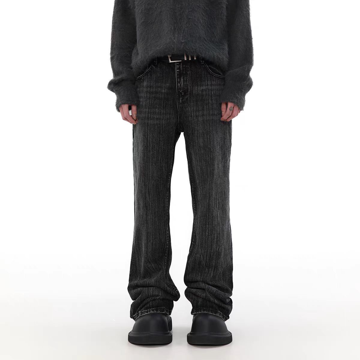 Japanese Brand × Jean Vintage washed bamboo design micro flare jeans Size US 34 / EU 50 - 3 Thumbnail