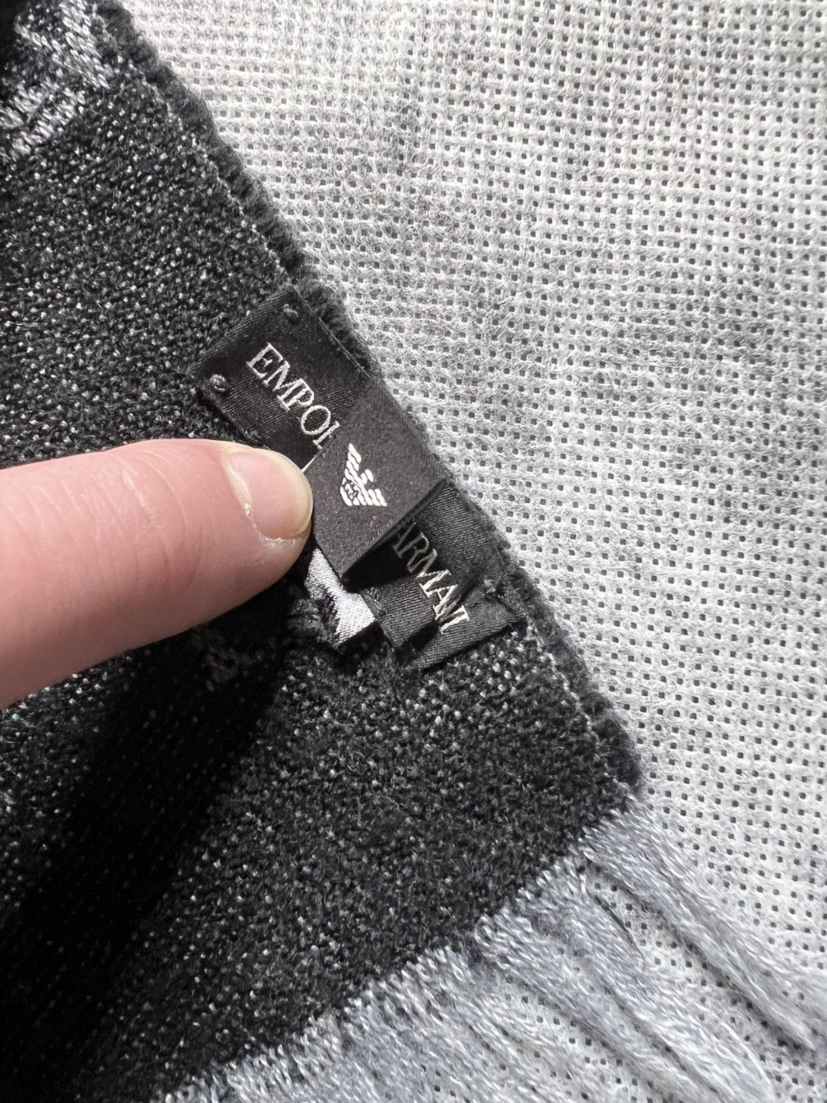 Emporio Armani Emporio Armani Monogram Scarf Size ONE SIZE - 9 Thumbnail