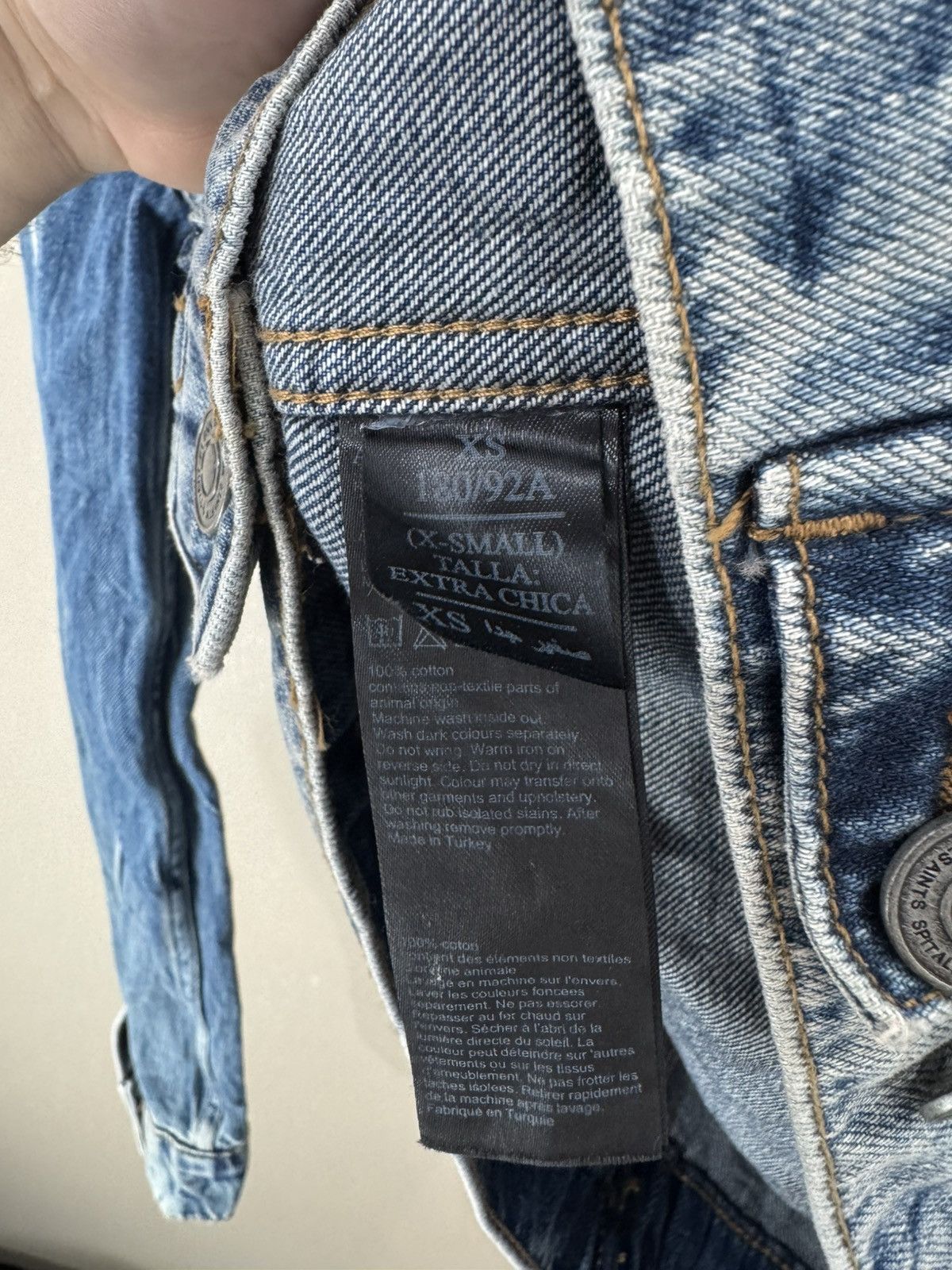 Allsaints Light blue allsaints slim denim jacket Size US XS / EU 42 / 0 - 5 Thumbnail