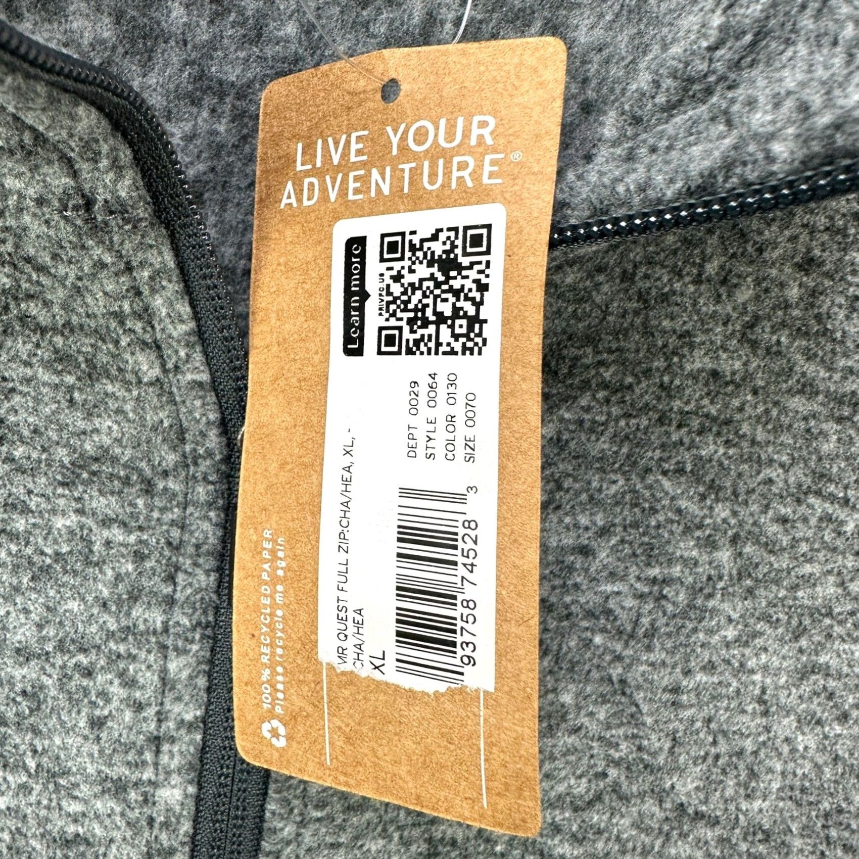 Eddie Bauer VINTAGE? No. Eddie Bauer Jacket Full Zip Mens XL Gray Long Sleeve Pockets Outdoor Logo NEW Size US XL / EU 56 / 4 - 6 Thumbnail