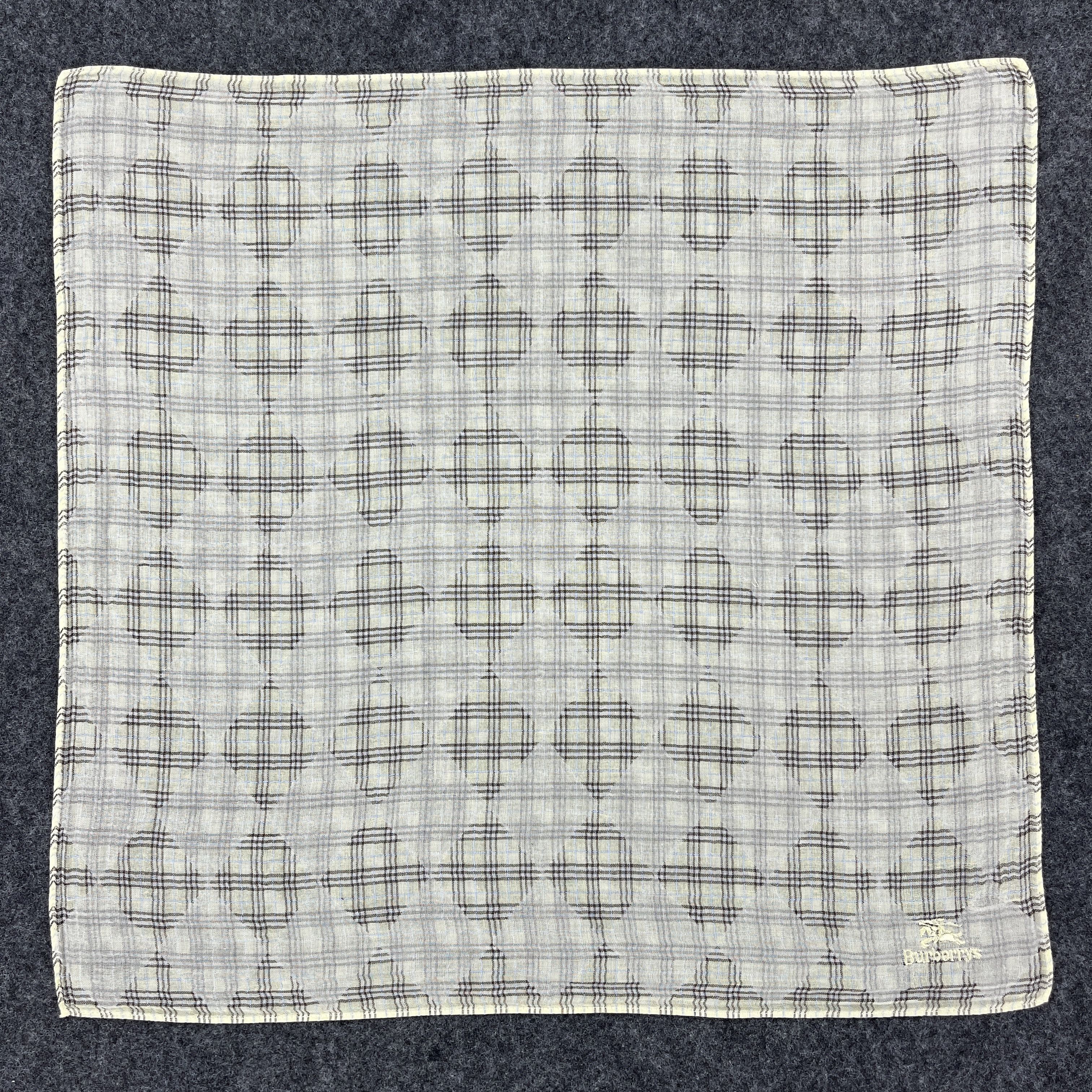 Burberry × Vintage Burberry Handkerchief / Bandana / Neckerchief B229 Size ONE SIZE - 3 Thumbnail