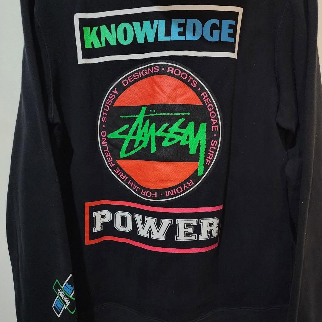 Stussy Hoodie old Stussy knowledge power Size US L / EU 52-54 / 3 - 2 Thumbnail