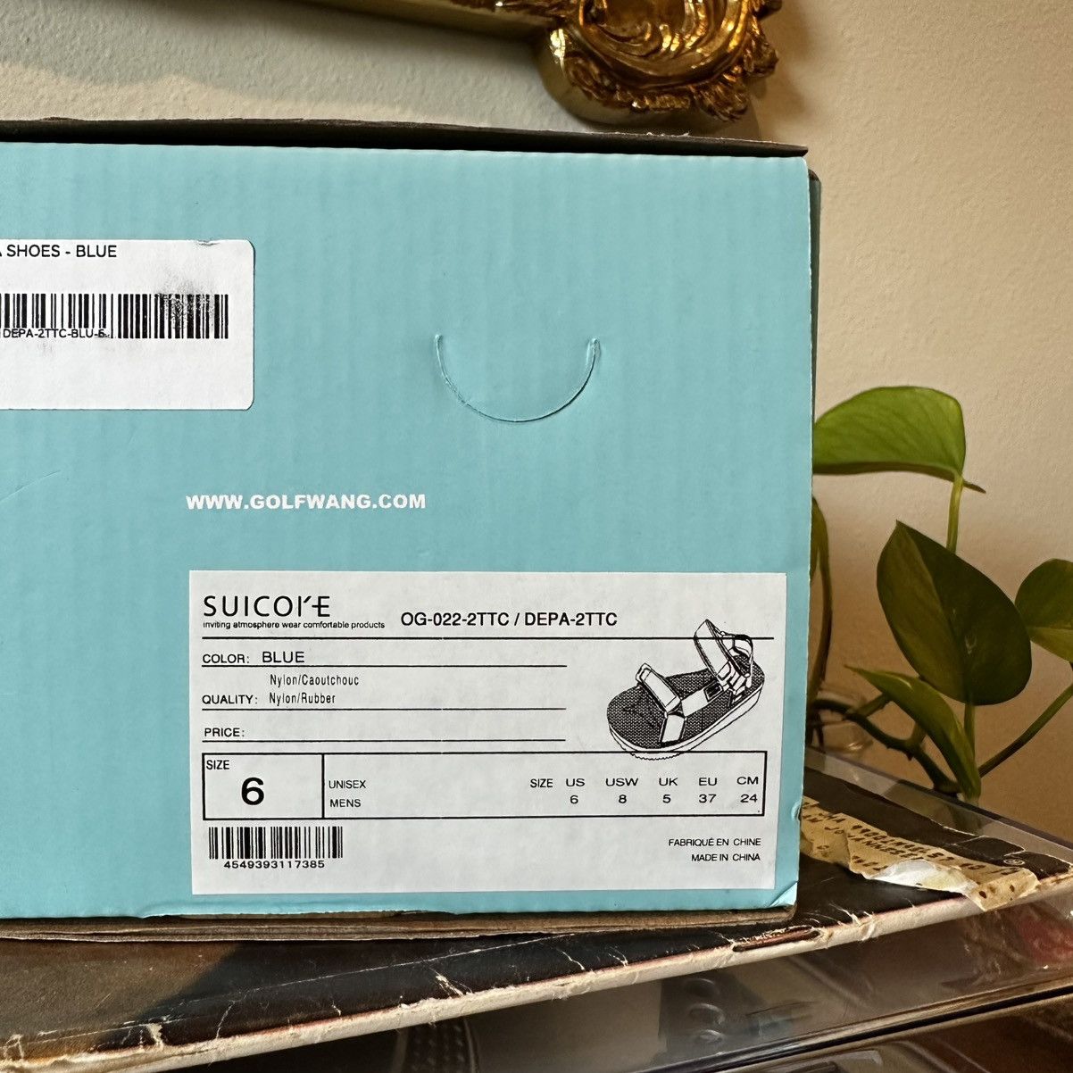 Golf Wang GOLF WANG AND SUICOKE blue sandal Size US 6 / EU 39 - 3 Thumbnail