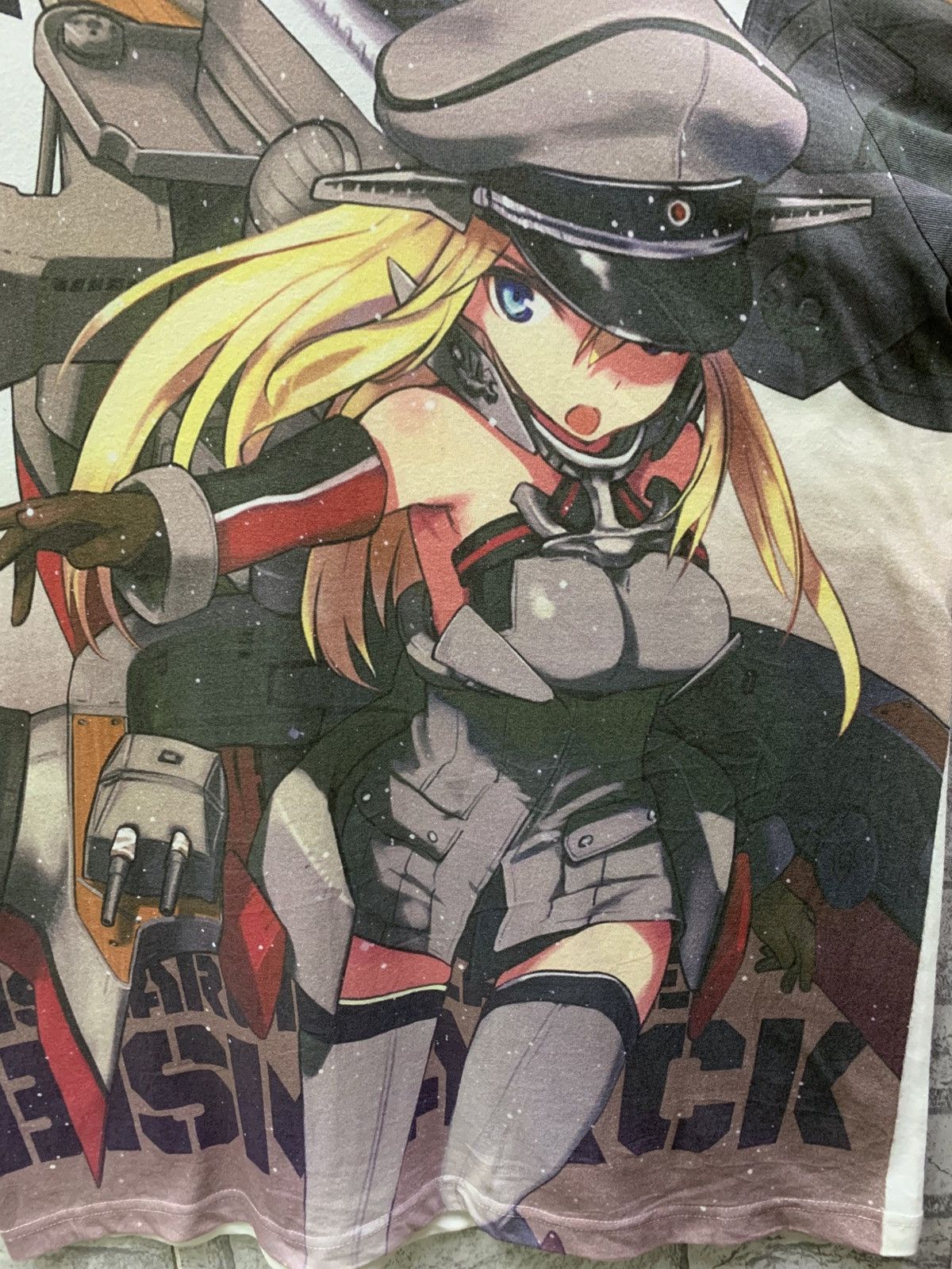 Anime VERY RARE!!! BISMARCK ALLOVERPRINT JAPANESE ANIME T-SHIRTS Size US XL / EU 56 / 4 - 4 Thumbnail