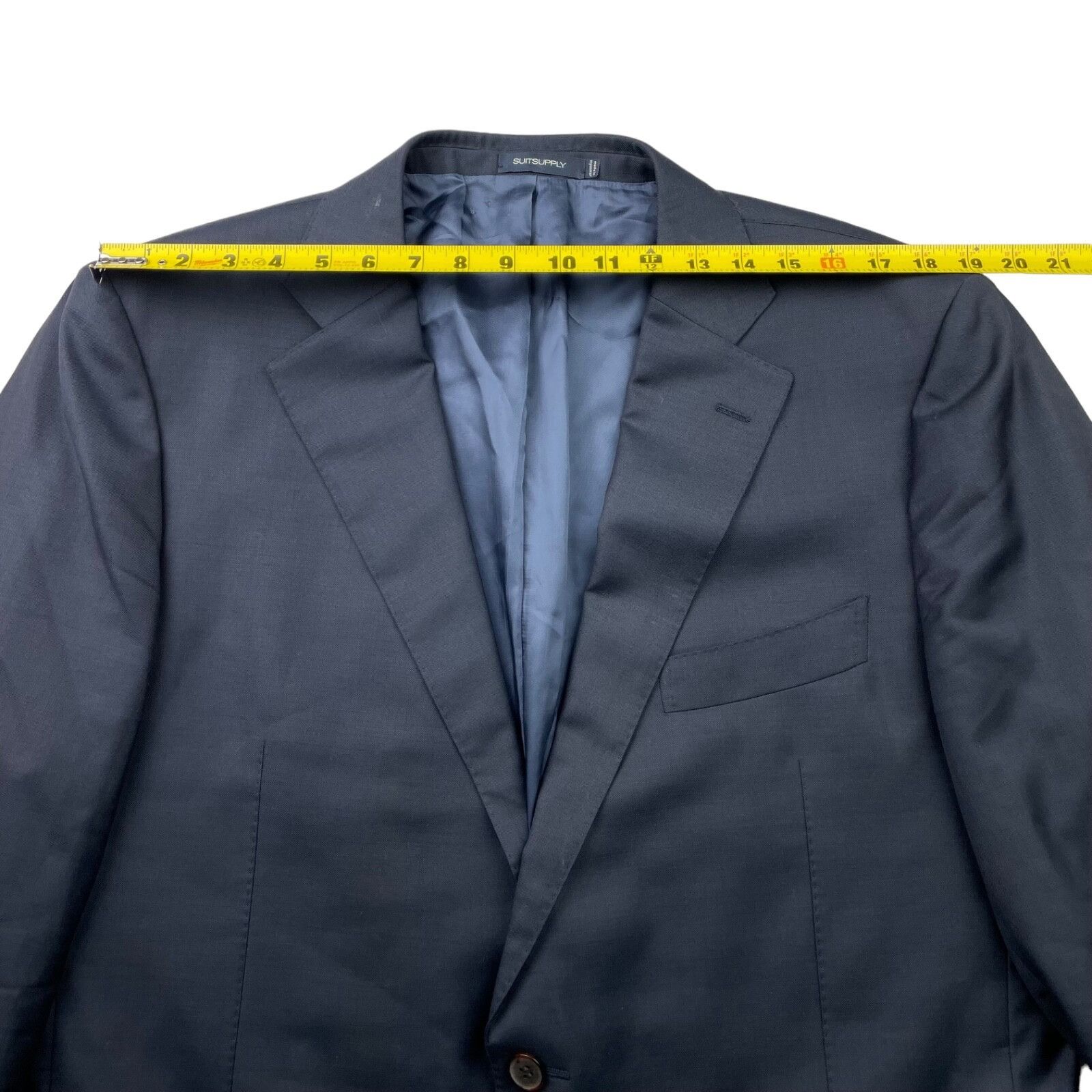 Suitsupply SuitSupply Men’s Vitale Wool Slim Fit 2-Button Lazio Blazer Size 46L - 10 Thumbnail