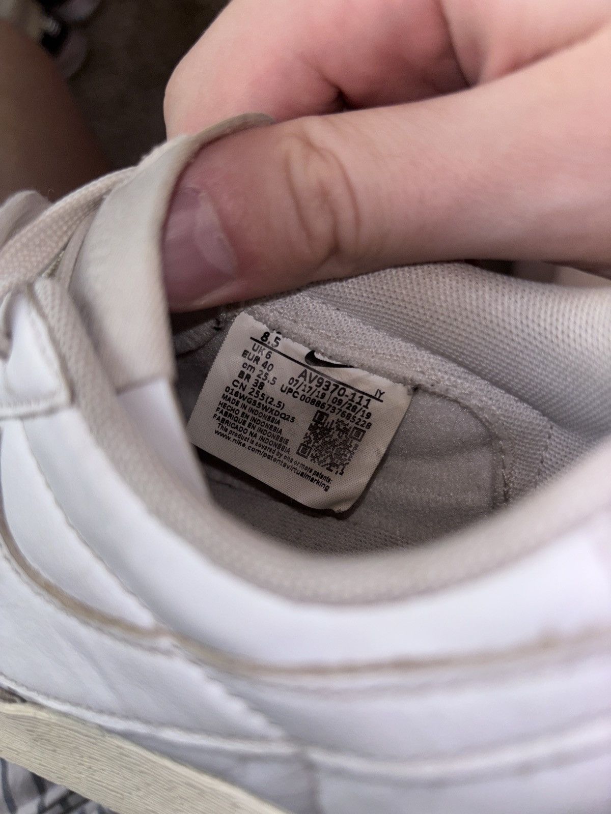 Nike blazer low white Size US 8.5 / IT 38.5 - 6 Thumbnail
