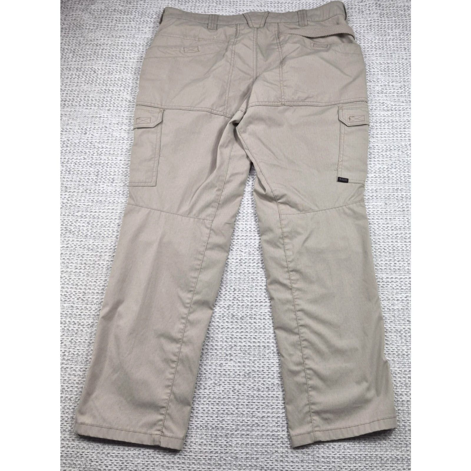 Vintage 5.11 Pants Mens 36x32 Beige Cargo Straight Leg Tactical Workwear Outdoor Hiking Size US 36 / EU 52 - 2 Thumbnail