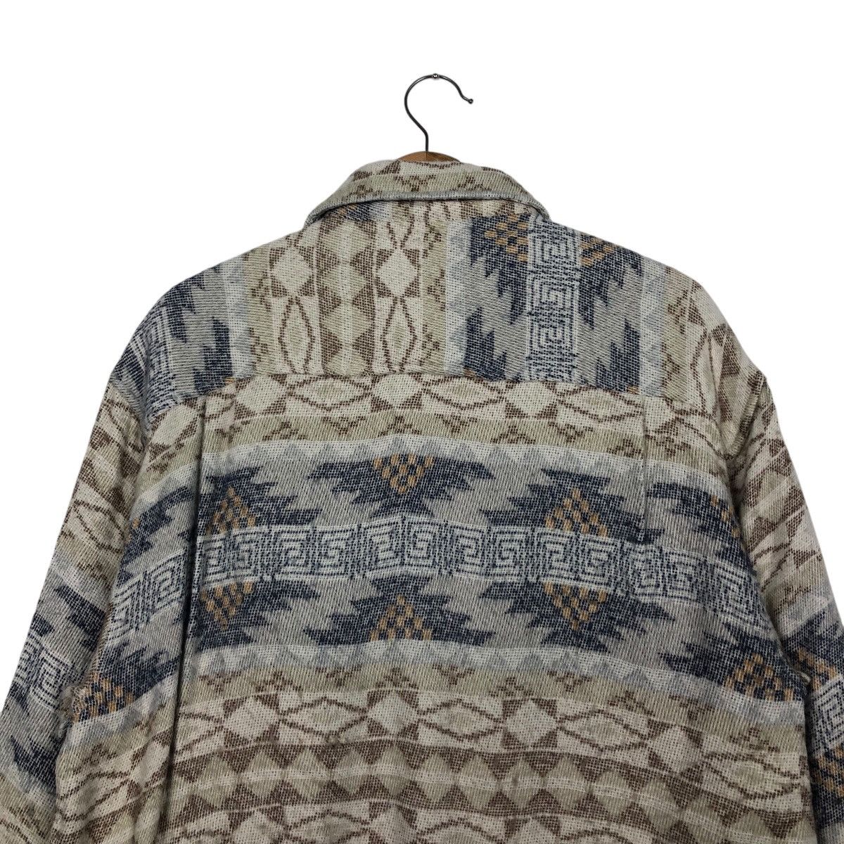 Japanese Brand × Vintage Vintage Chore Button Jacket Brand Jake Navajo Native Design Size US L / EU 52-54 / 3 - 10 Thumbnail