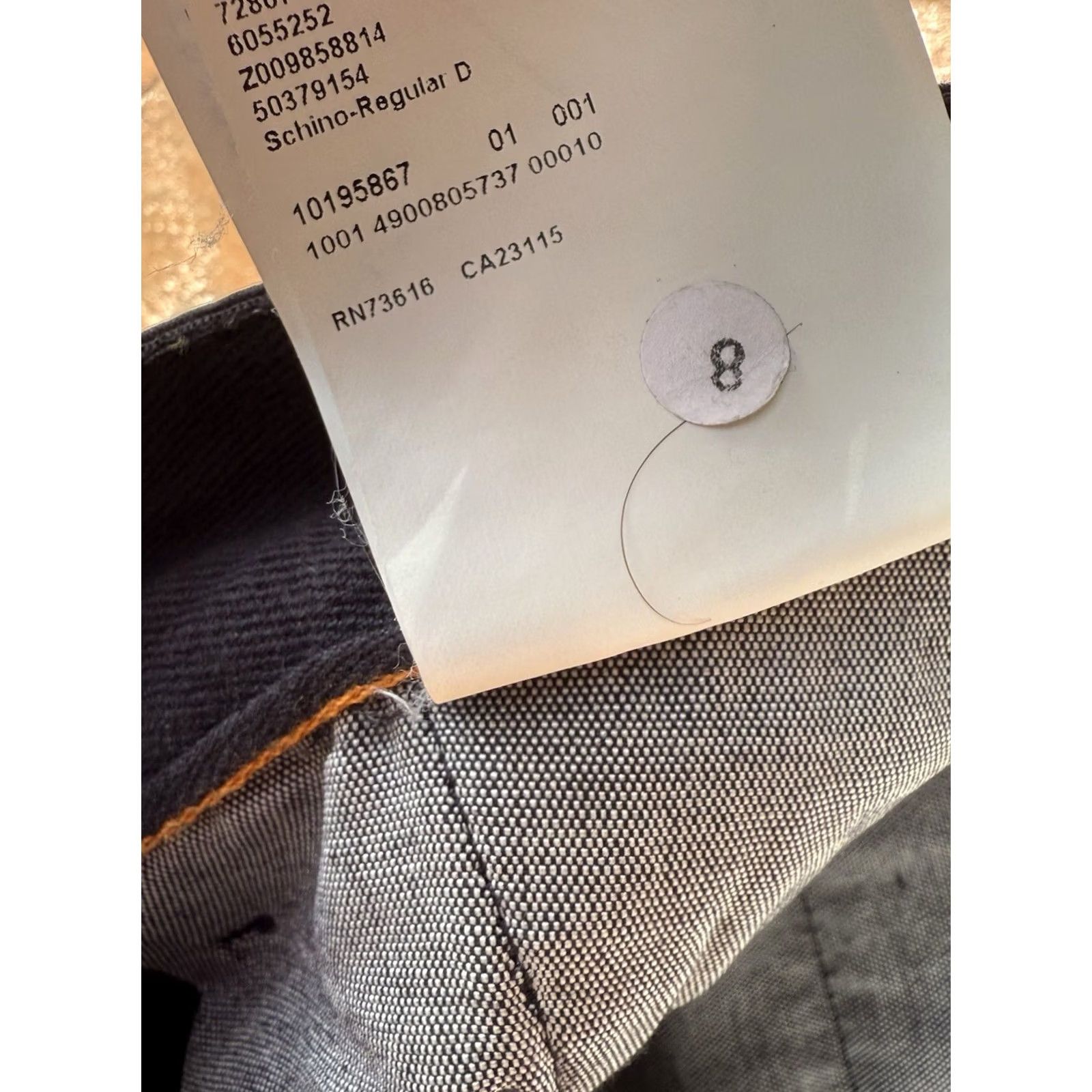 Vintage HUGO BOSS Schino Regular D Chino Trousers Men’s 36x32 Black Shirt/ pants? Size US 36 / EU 52 - 5 Thumbnail