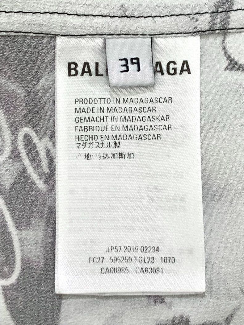 Balenciaga Balenciaga size 39 Character Letter Print Lapel Short Sleev Size US M / EU 48-50 / 2 - 7 Thumbnail