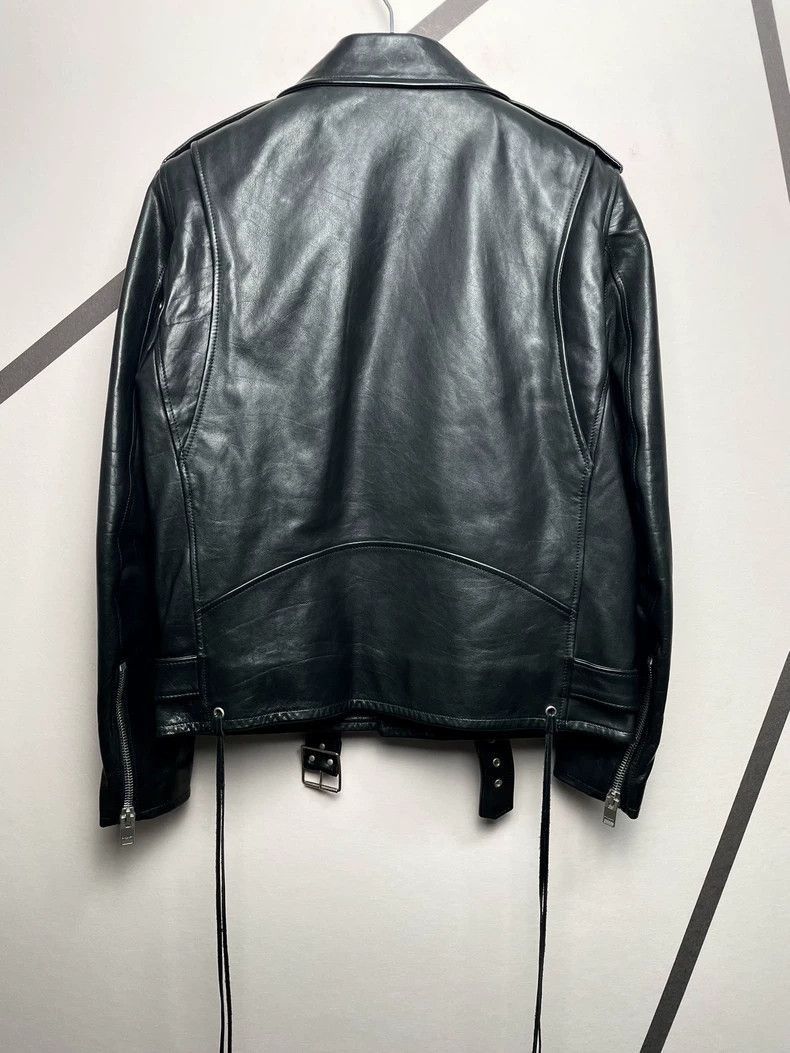 Saint Laurent Paris Saint Laurent Black Leather Motorcycle Jacket-2507 Size US L / EU 52-54 / 3 - 7 Thumbnail