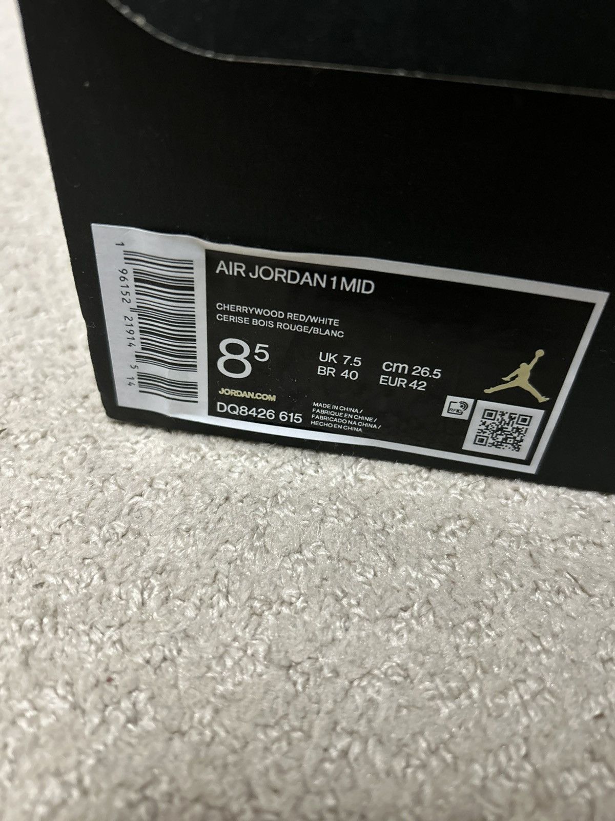 Jordan Brand Jordan 1 mid cherrywood Size US 8.5 / EU 41-42 - 9 Thumbnail