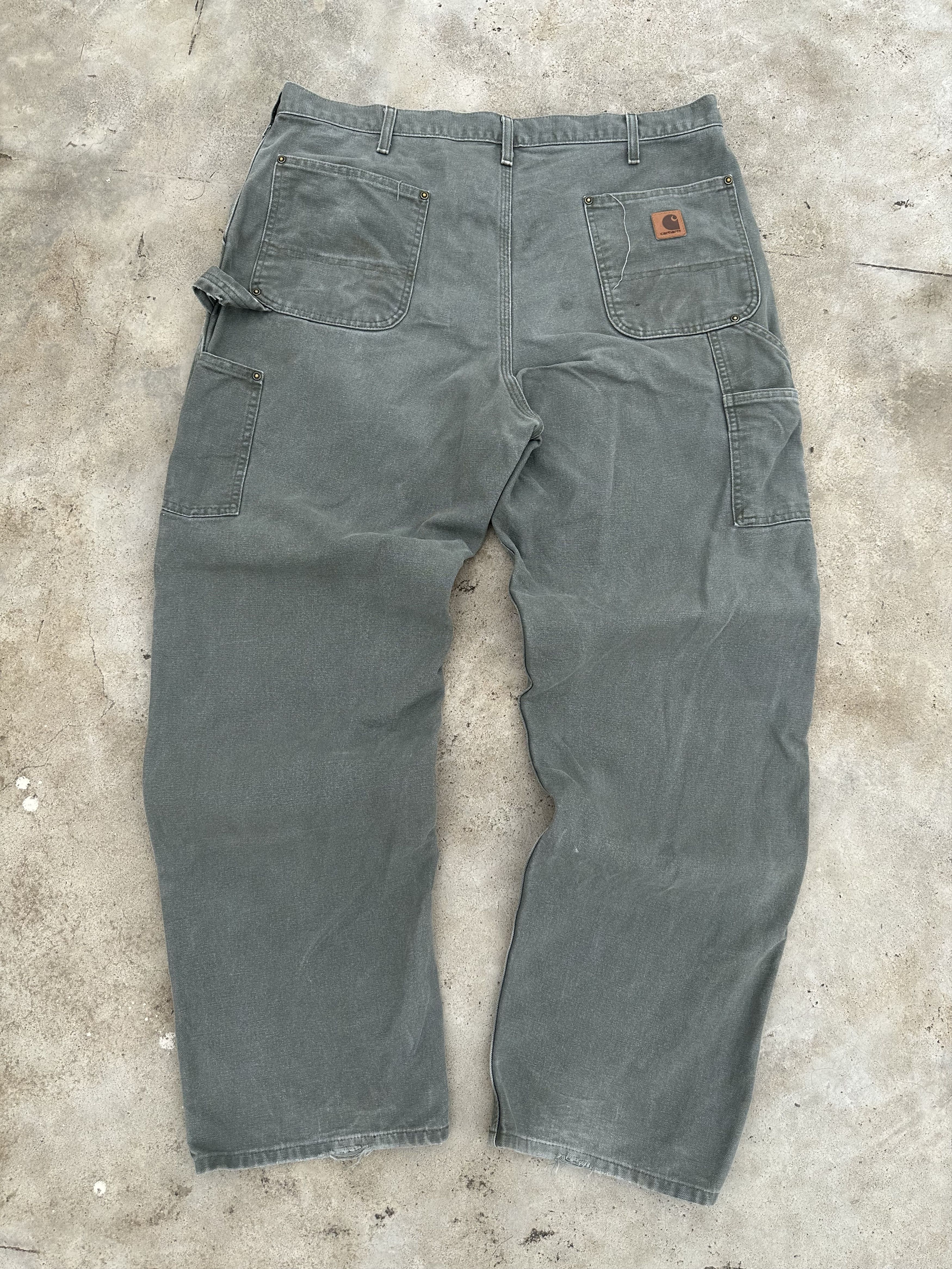 Carhartt Carhartt Double Knee Work Pants - Faded Olive (38x32) Size US 38 / EU 54 - 7 Thumbnail