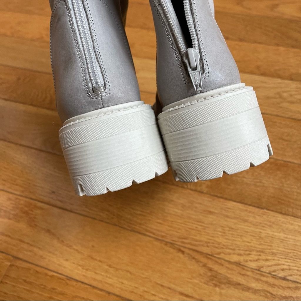 Free People Free People Emma Ruche leather Boots chunky sole Sz 39.5 Size US 7 / IT 37 - 5 Thumbnail