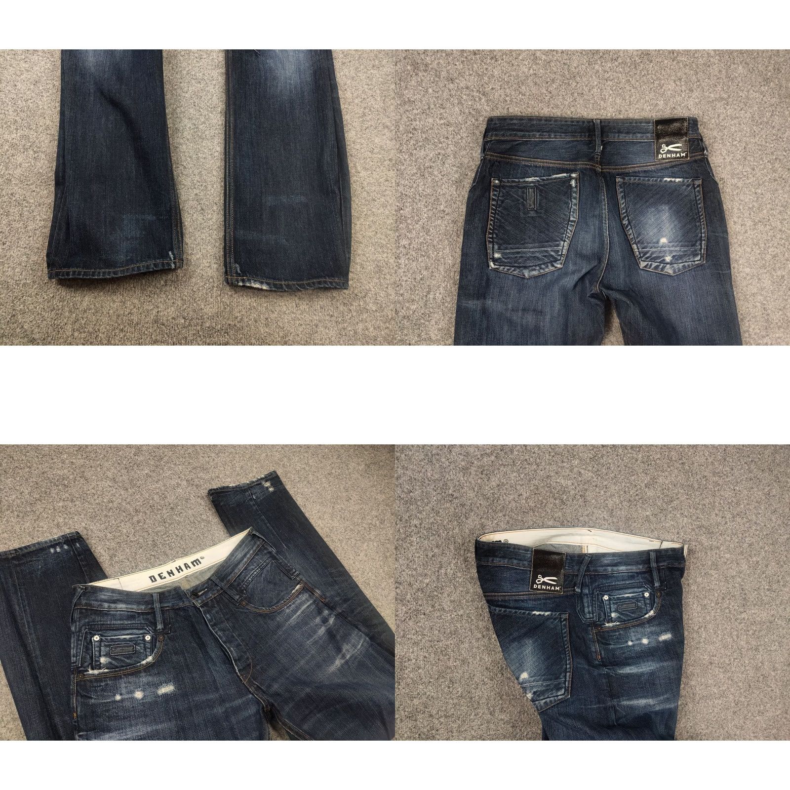 DENHAM Denham the jeanmaker Denim Jeans 32 Blue 5-Pocket Regular Straight Vintage Japan Denim Faded Blue Jeans Mens Size US 32 / EU 48 - 8 Thumbnail