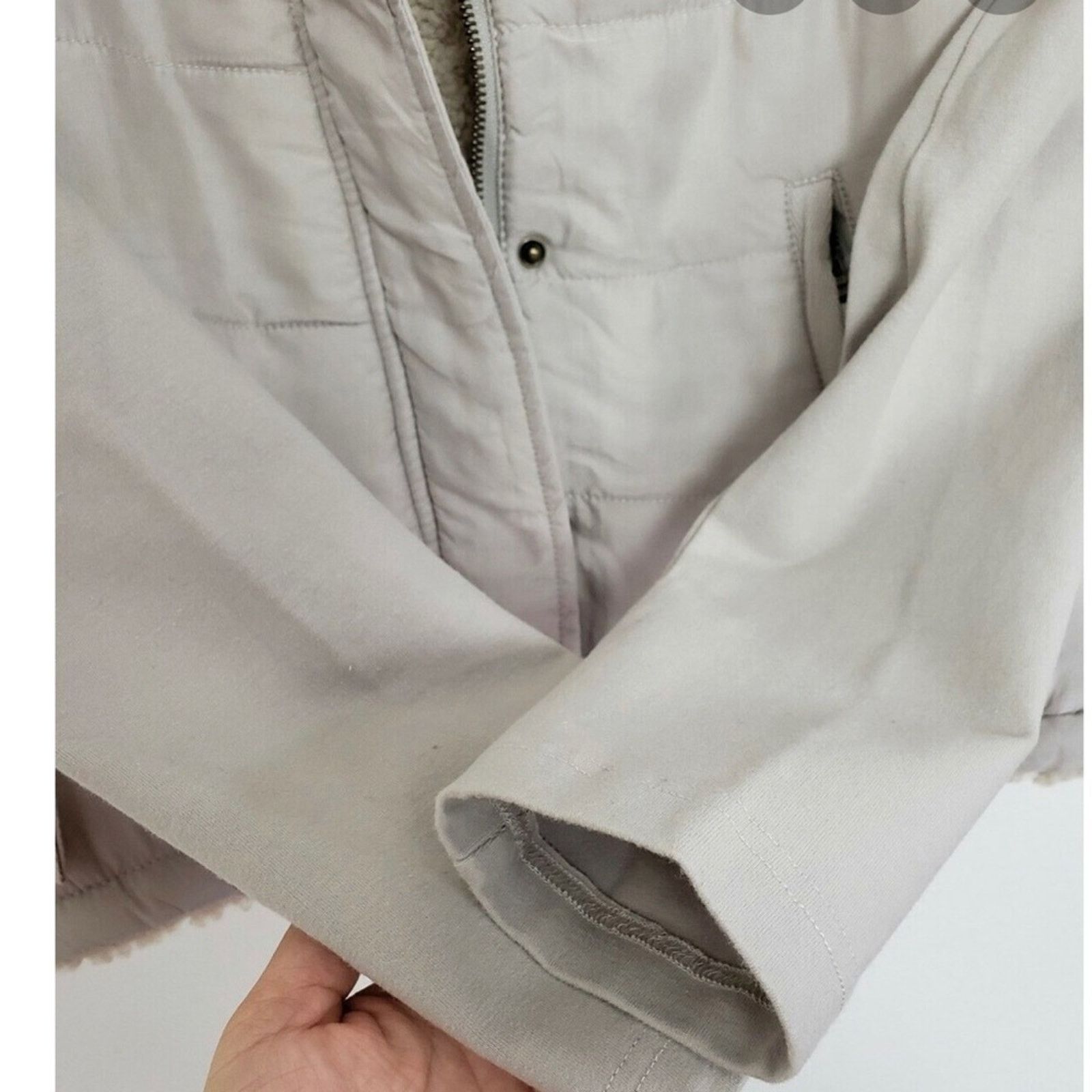 Anthropologie Anthropologie MARRAKECH Tia quilted Sherpa jacket sz L Size L / US 10 / IT 46 - 12 Thumbnail