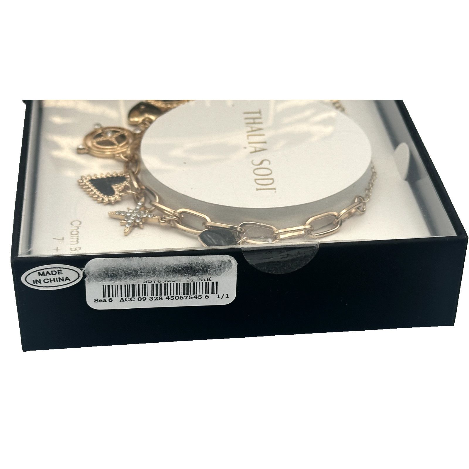 Other Thalia Sodi Silver-Tone Crystal Hearts & Lips Charm Bracelet Size ONE SIZE - 5 Thumbnail