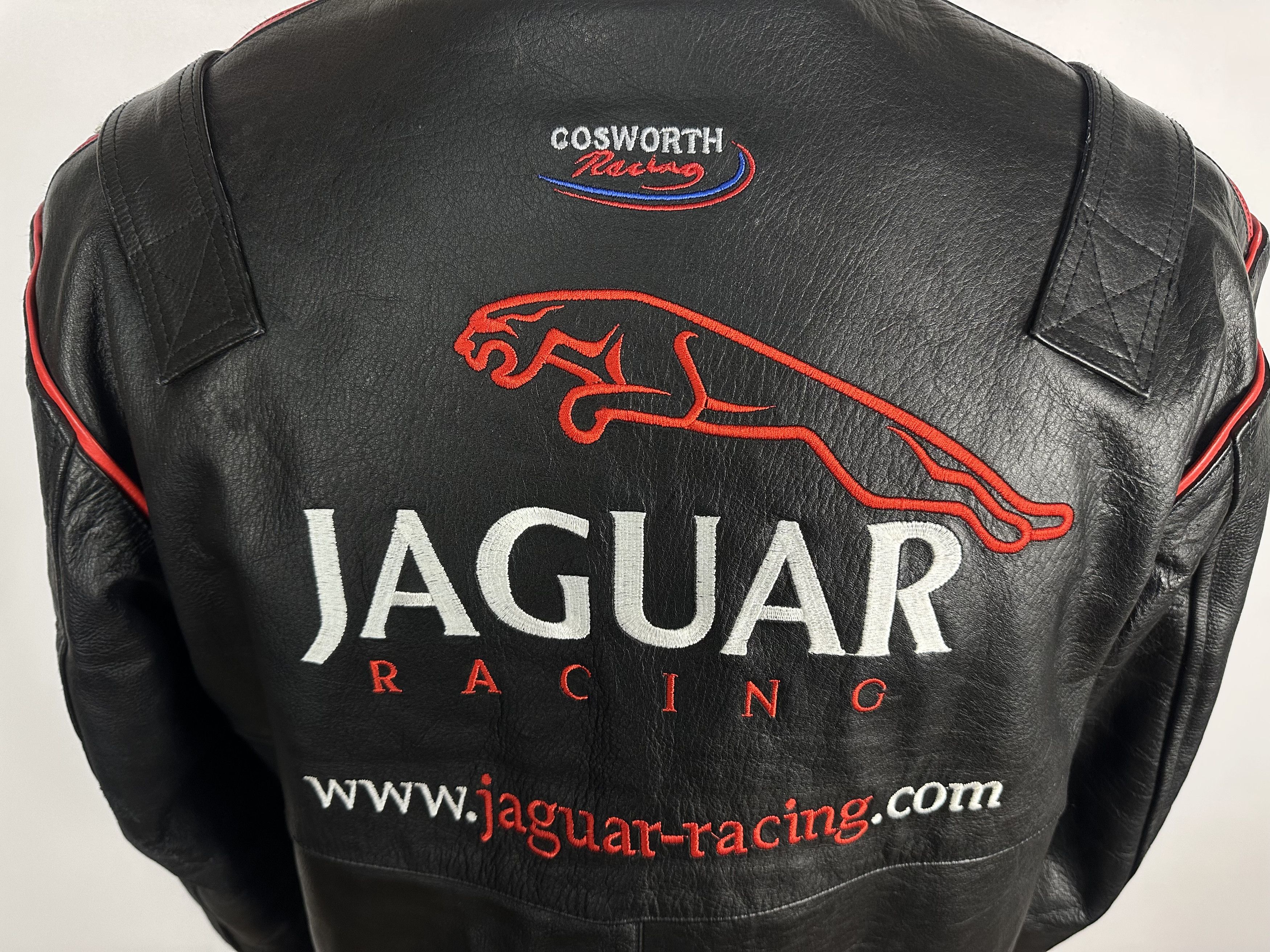 Vintage Vintage Jaguar Racing Leather Jacket HSBC Becks Mens Size L Size US L / EU 52-54 / 3 - 10 Thumbnail