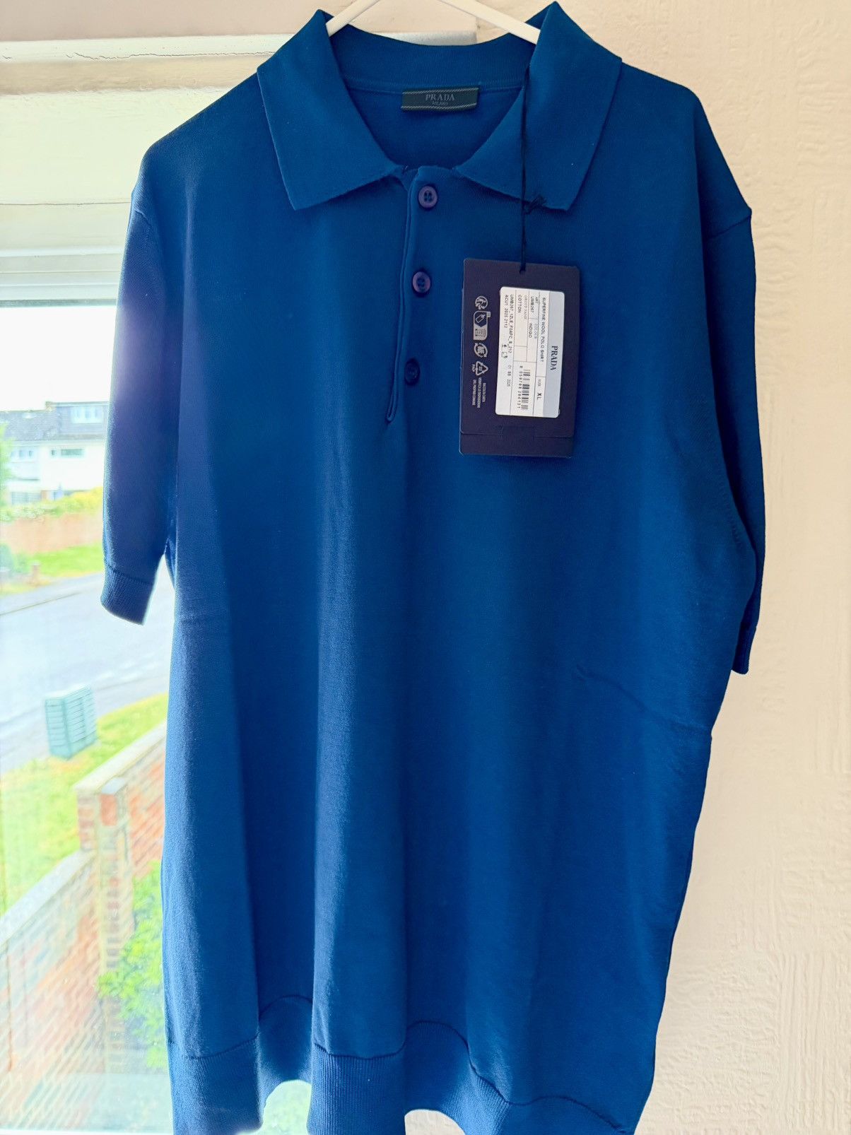 Prada × Universal Studios Prada cashmere men’s polo shirt Size US XL / EU 56 / 4 - 4 Thumbnail