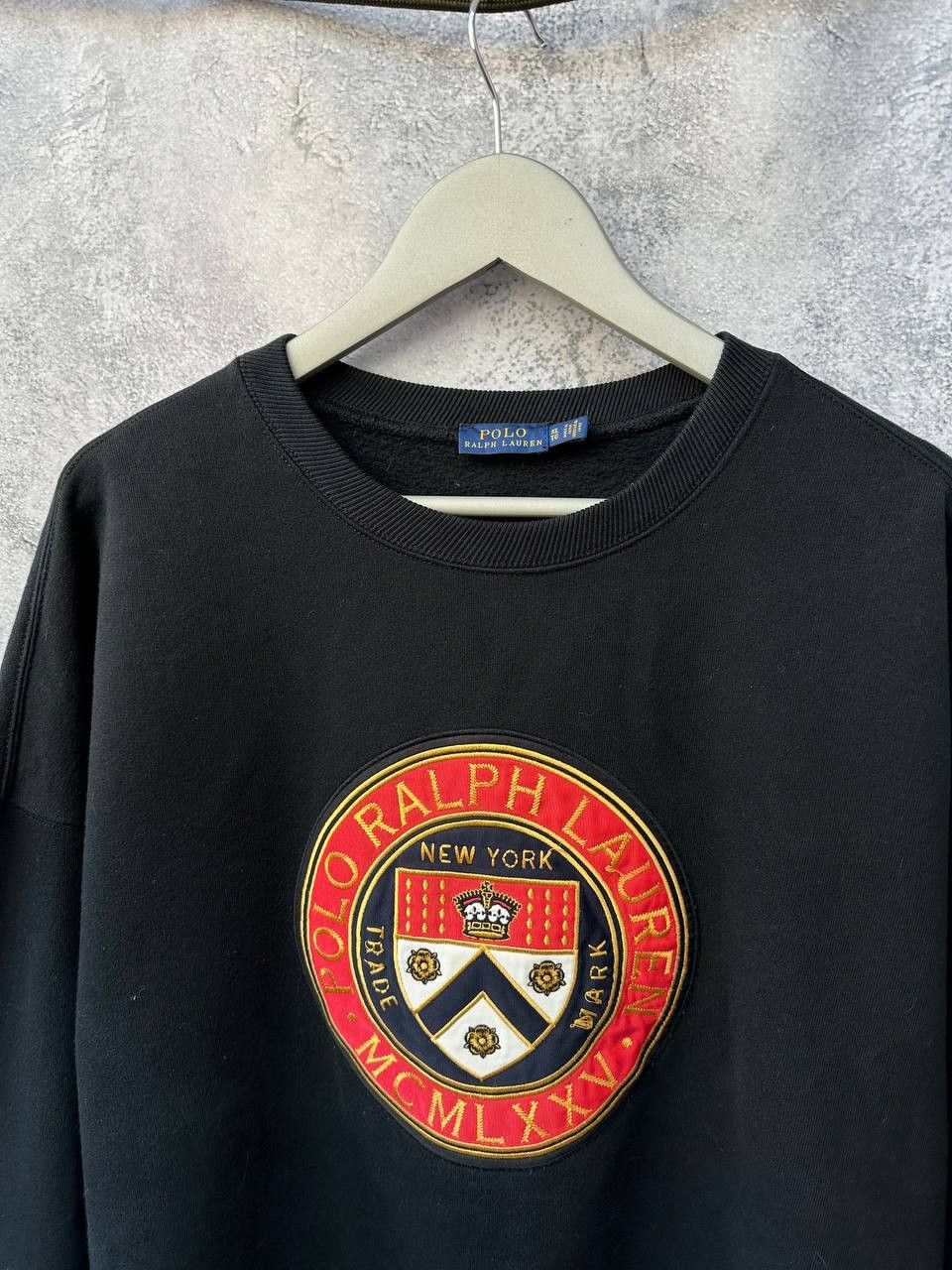 Polo Ralph Lauren Polo Ralph Lauren Embroidered Crest New York Sweatshirt Size US XL / EU 56 / 4 - 5 Thumbnail