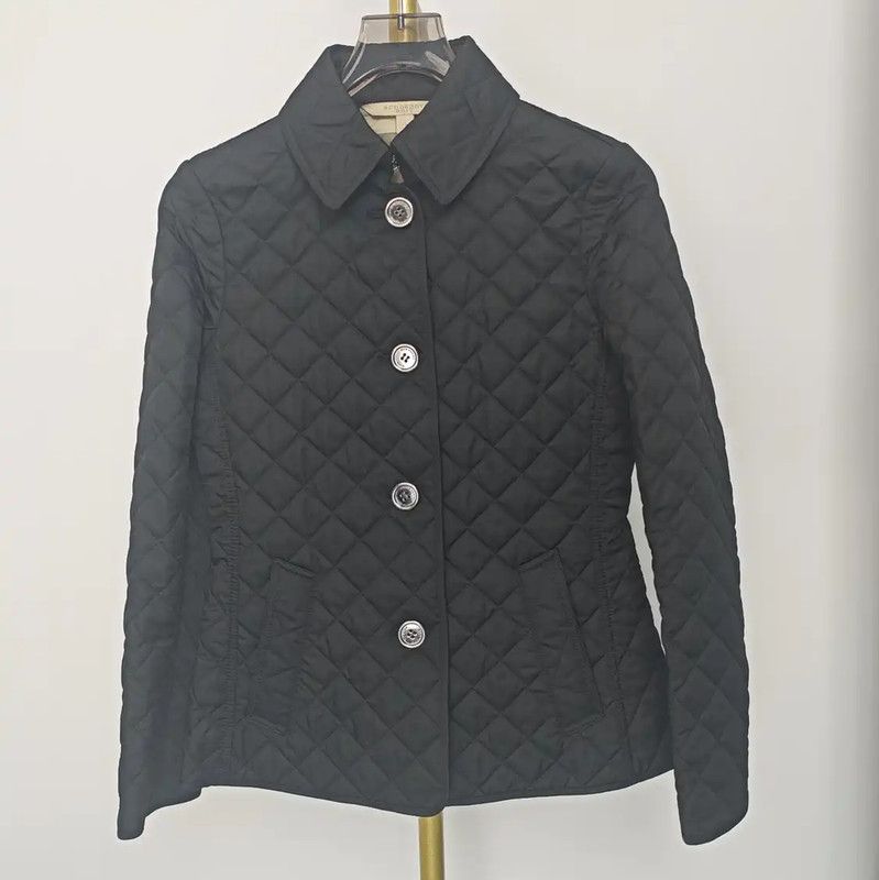 Burberry Burberry Quilted Black Polyester Jacket for Women Size XS / US 0-2 / IT 36-38 - 1 Thumbnail