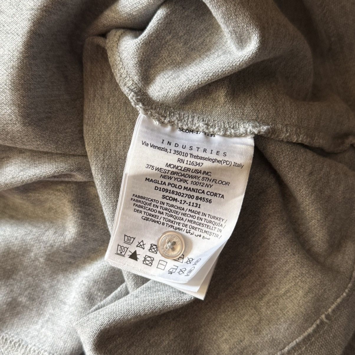 Moncler Moncler Maglia Polo Manica Corta Shirt Size US M / EU 48-50 / 2 - 6 Thumbnail