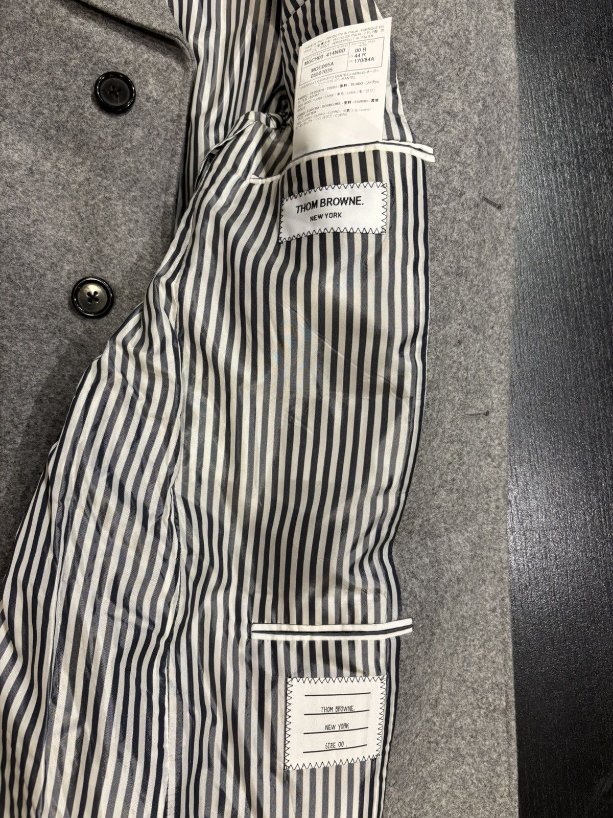 Thom Browne Thom Browne Wool Coat Size US XXS / EU 40 - 4 Thumbnail