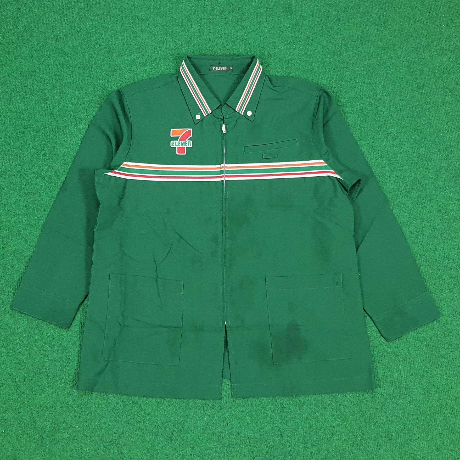 Japanese Brand × Vintage Vintage 7 Eleven Japan Mart Staff Unifrom Jacket Size M / US 6-8 / IT 42-44 - 1 Thumbnail
