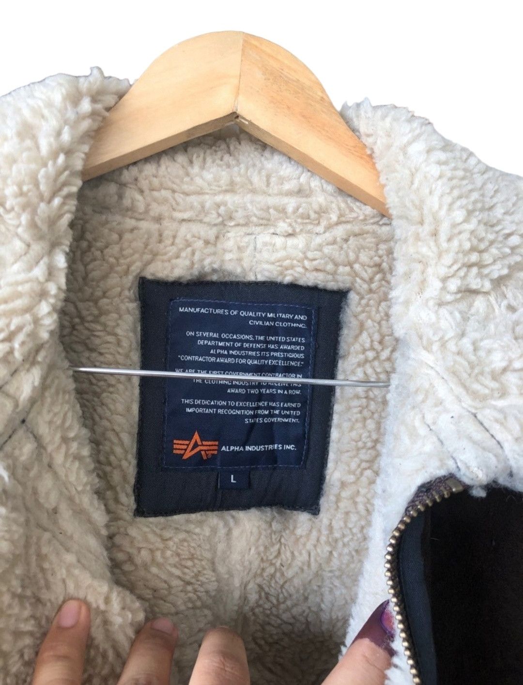 Alpha Industries Alpha Industries B3 Military Sheepskin Shearling Jacket Size US M / EU 48-50 / 2 - 4 Thumbnail