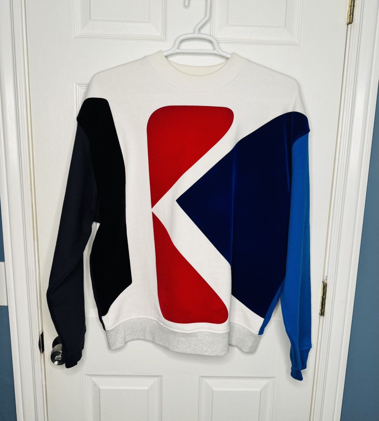 Kith KITH “K” Crewneck w/ Velvet Trim Size US XL / EU 56 / 4 - 1 Thumbnail