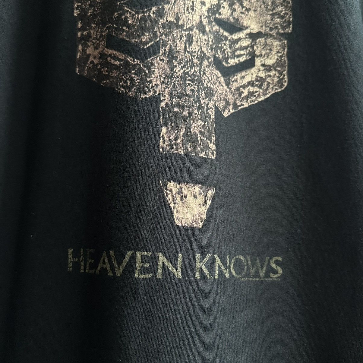 Band Tees × Led Zeppelin × Vintage VINTAGE Y2K ROBERT PLANT HEAVEN KNOWS TEE Size US L / EU 52-54 / 3 - 4 Thumbnail