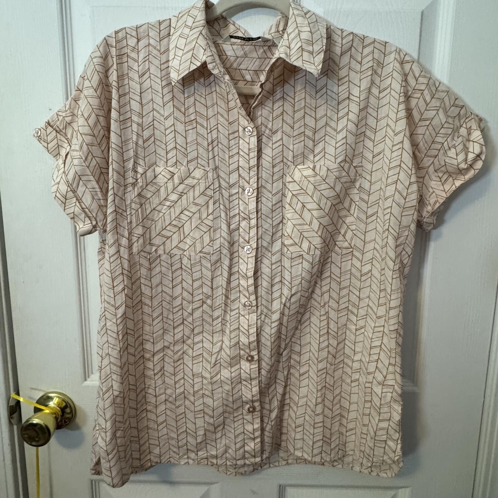 Orvis Orvis Medium Button-Up 100% Short Sleeve Shirt Size M / US 6-8 / IT 42-44 - 1 Thumbnail