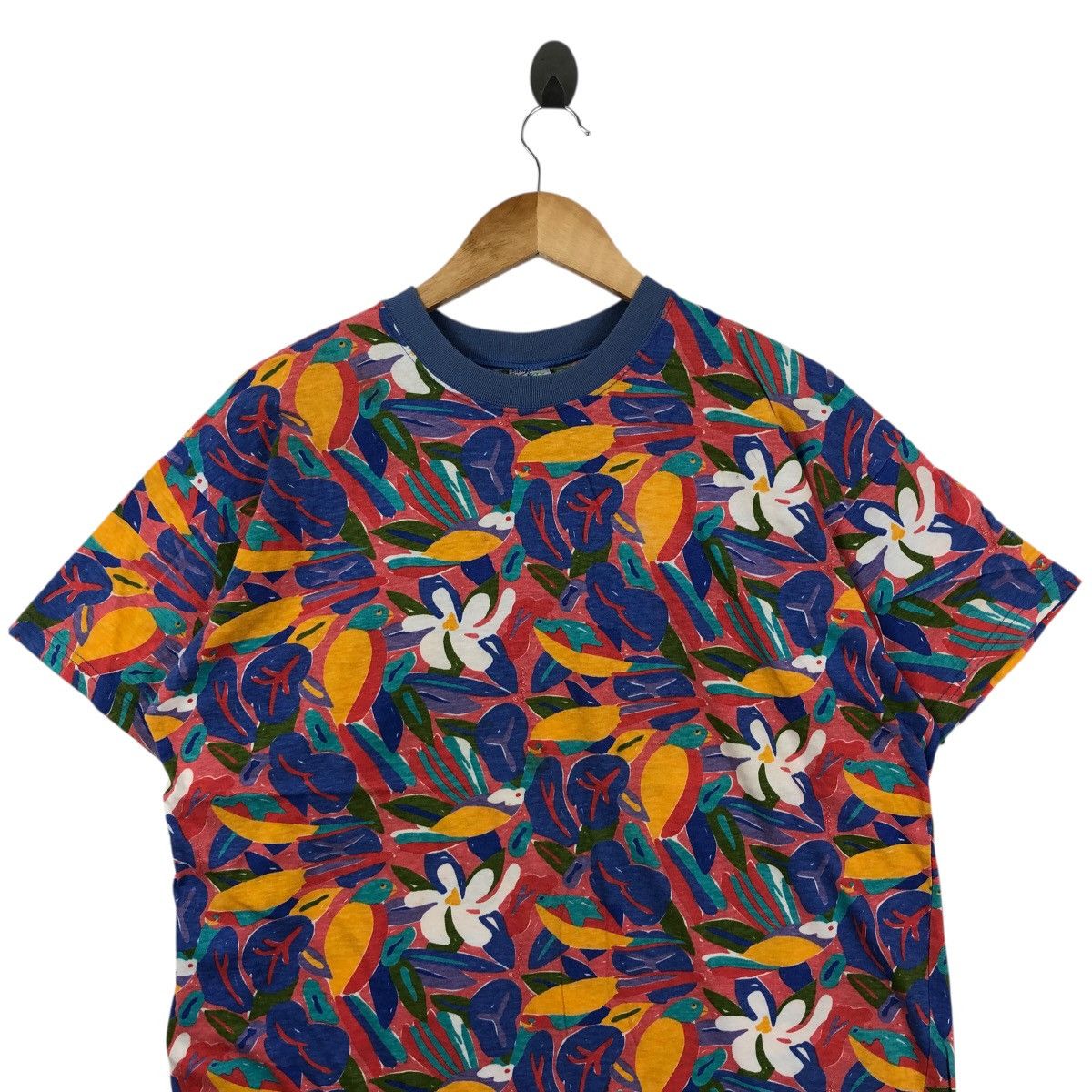Vintage Vintage 90s KEN DONE Art T Shirt AOP Logo Size M Size US M / EU 48-50 / 2 - 2 Thumbnail