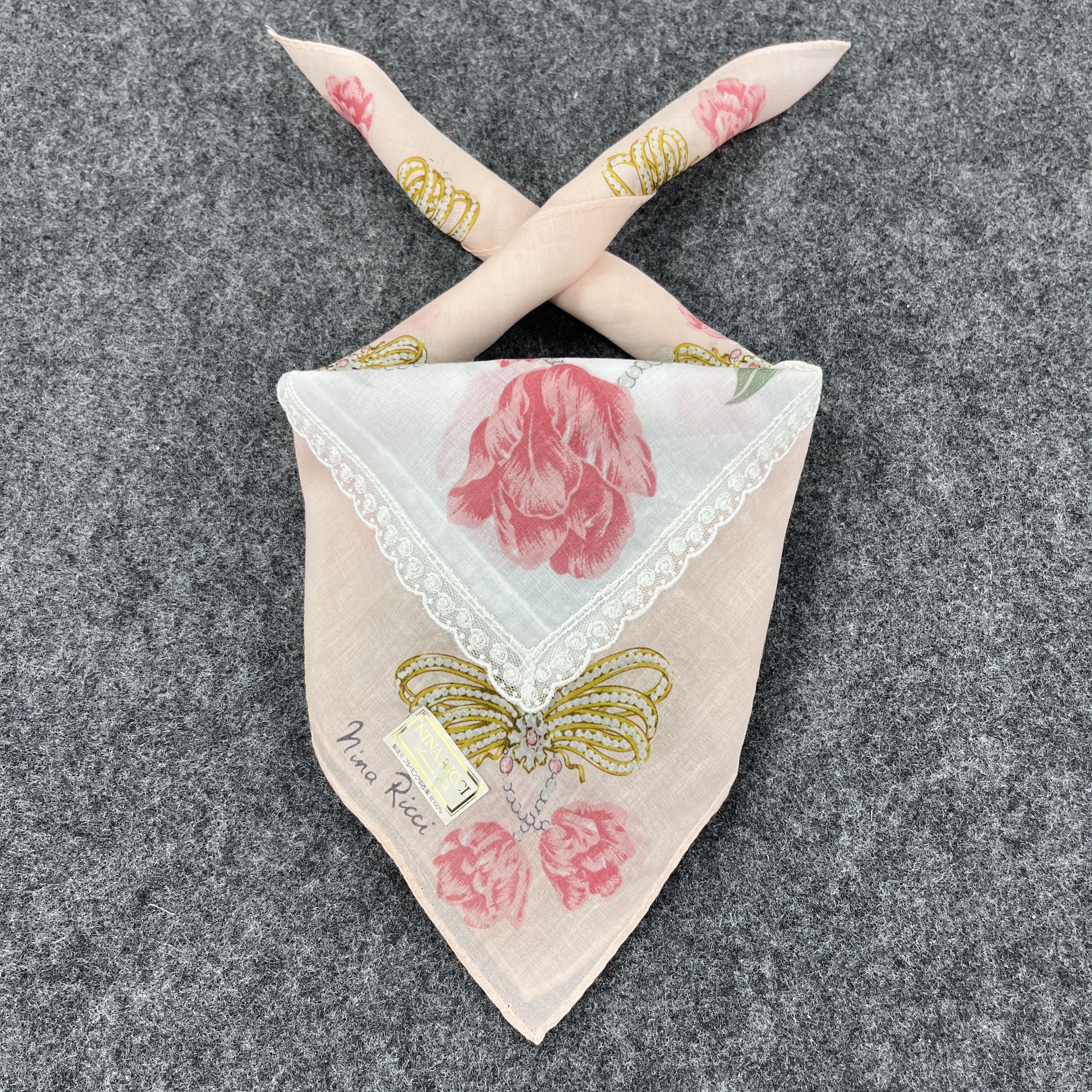 Nina Ricci Nina Ricci Handkerchief / Bandana / Neckerchief B279 Size ONE SIZE - 1 Thumbnail