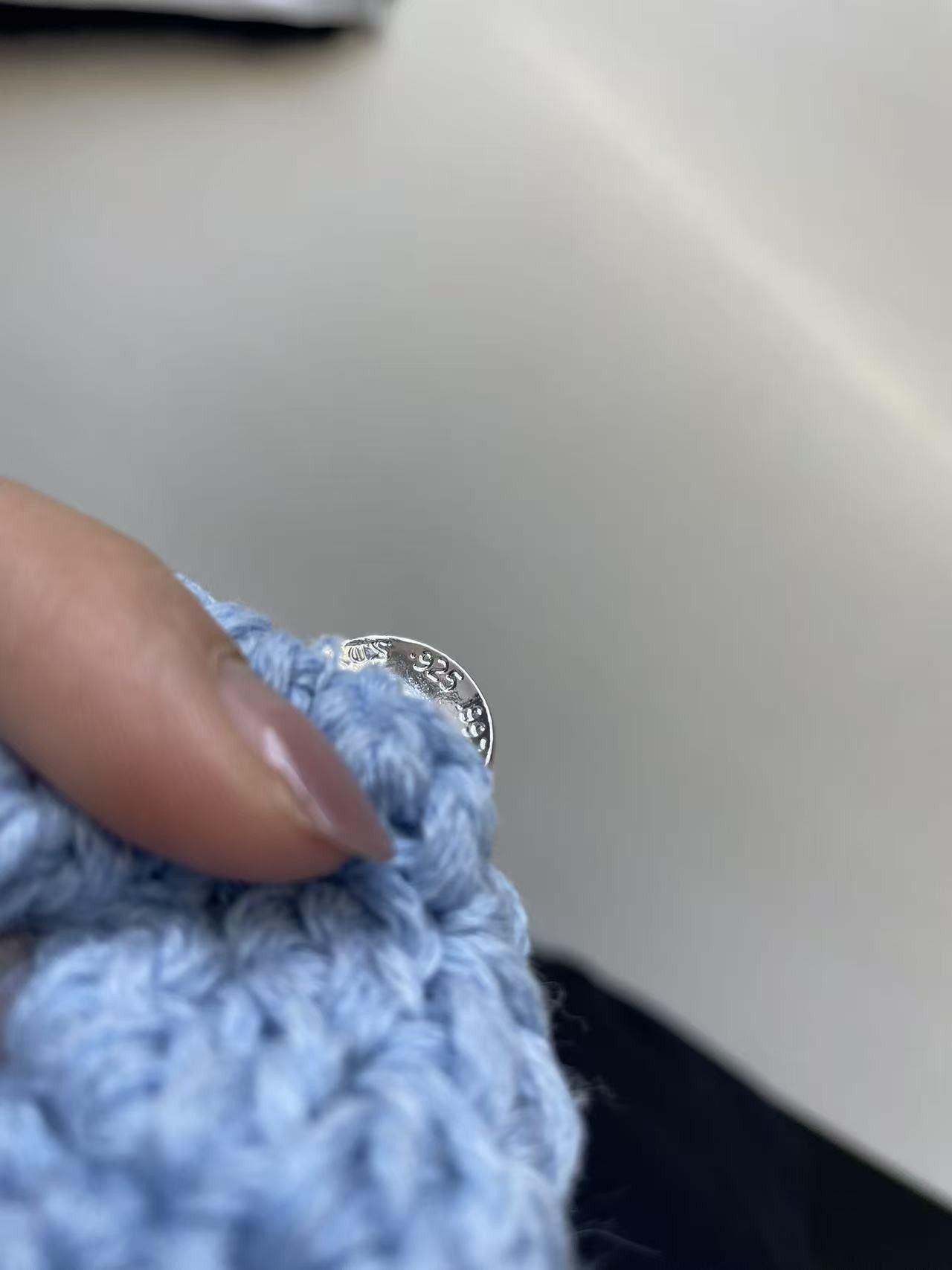 Chrome Hearts Chrome Hearts Baby Blue Cashmere Star Patch Beanie Size ONE SIZE - 3 Thumbnail