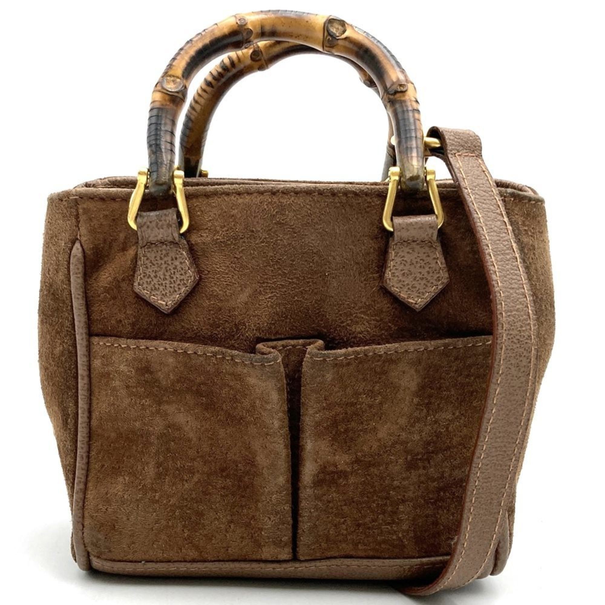 GUCCI 007 123 Bamboo Mini Shoulder Bag/Handbag, 2-Way