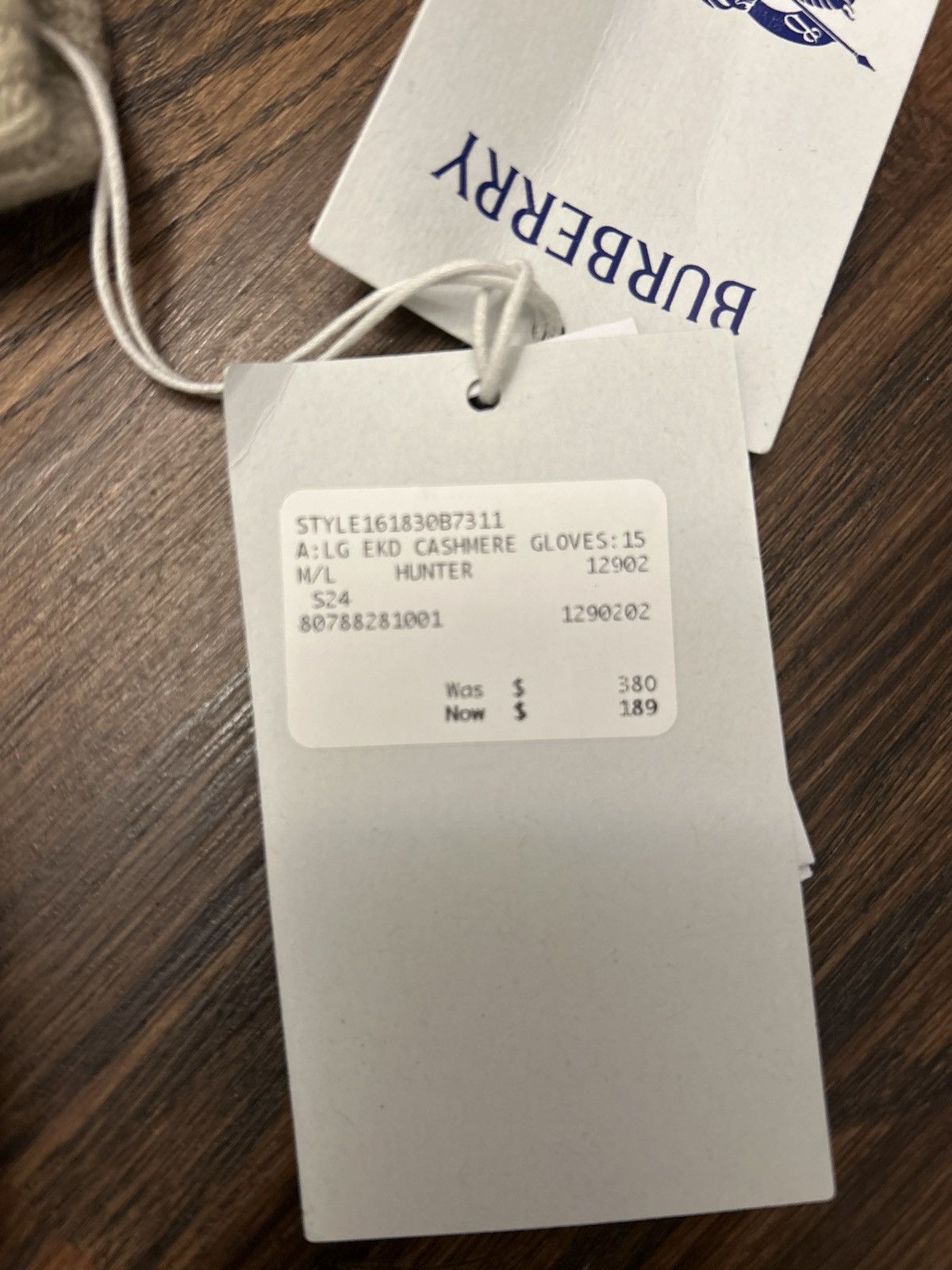Burberry Burberry Cashmere Gloves Size ONE SIZE - 3 Thumbnail