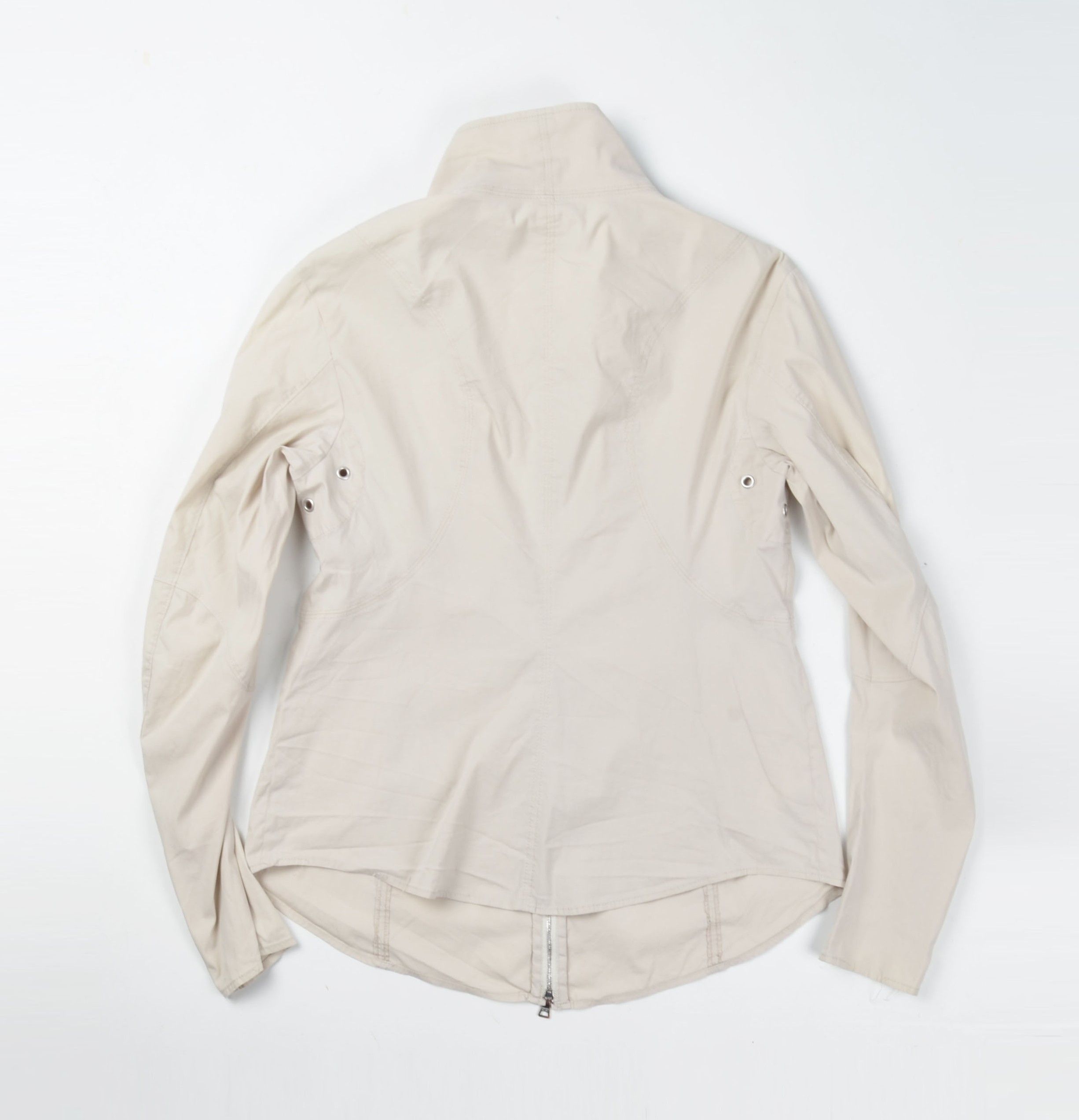 Prada Vintage Prada 90's Lightweight Full Zip Mock Neck Jacket Size XL / US 12-14 / IT 48-50 - 6 Thumbnail