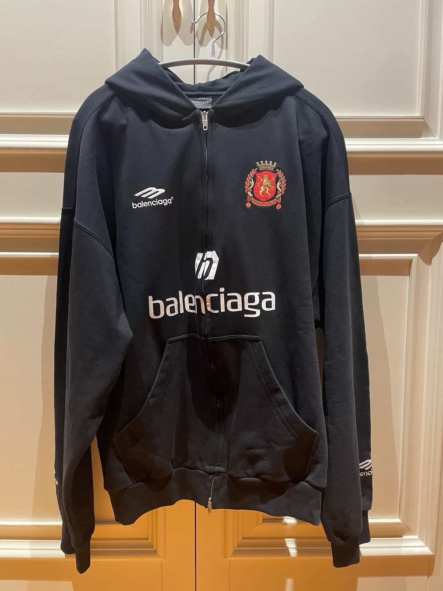 Balenciaga Balenciaga Manchester United Zip Sweatshirt Size US S / EU 44-46 / 1 - 1 Thumbnail