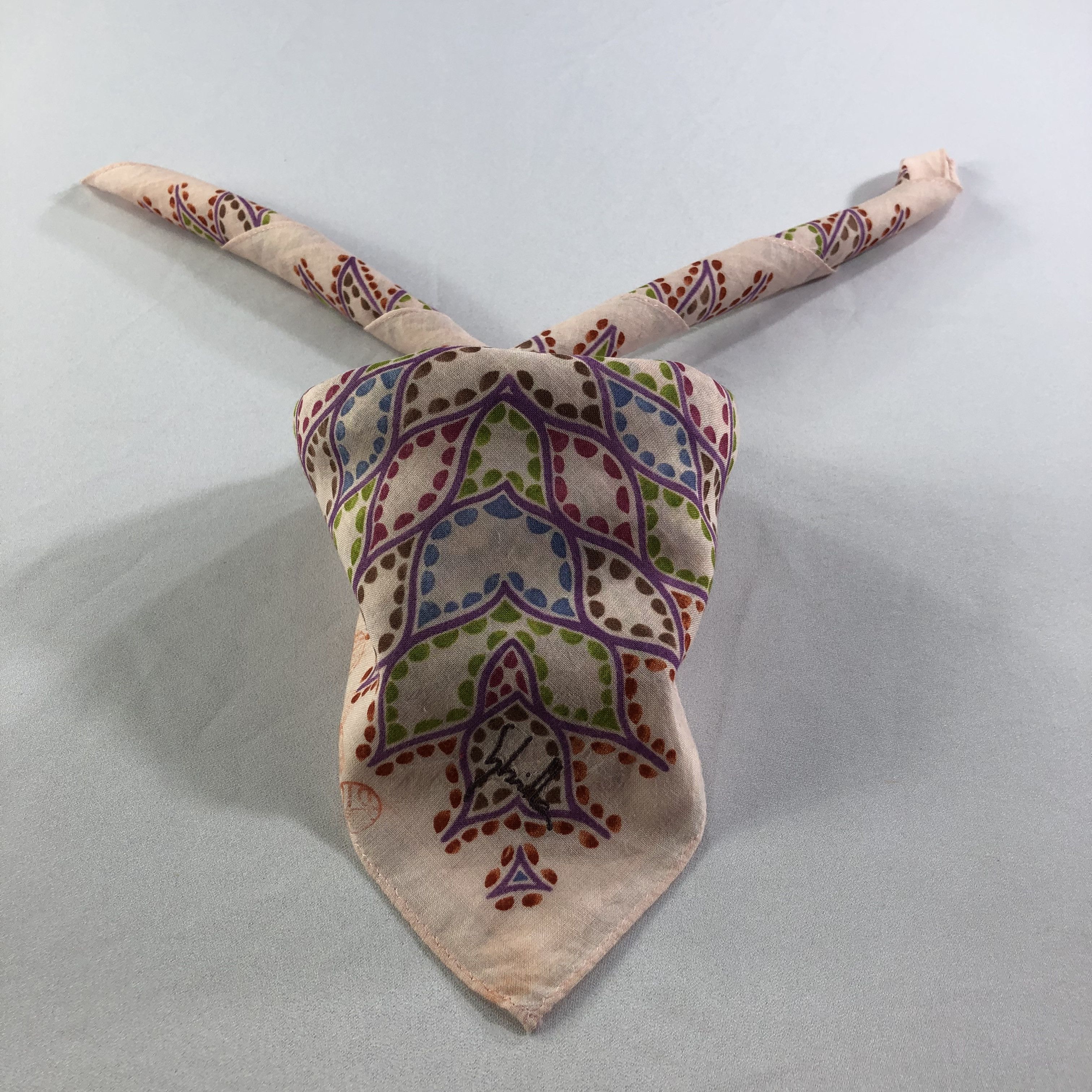 Vintage Shilla Handkerchief Neckerchief Bandana H1465 Size ONE SIZE - 1 Thumbnail