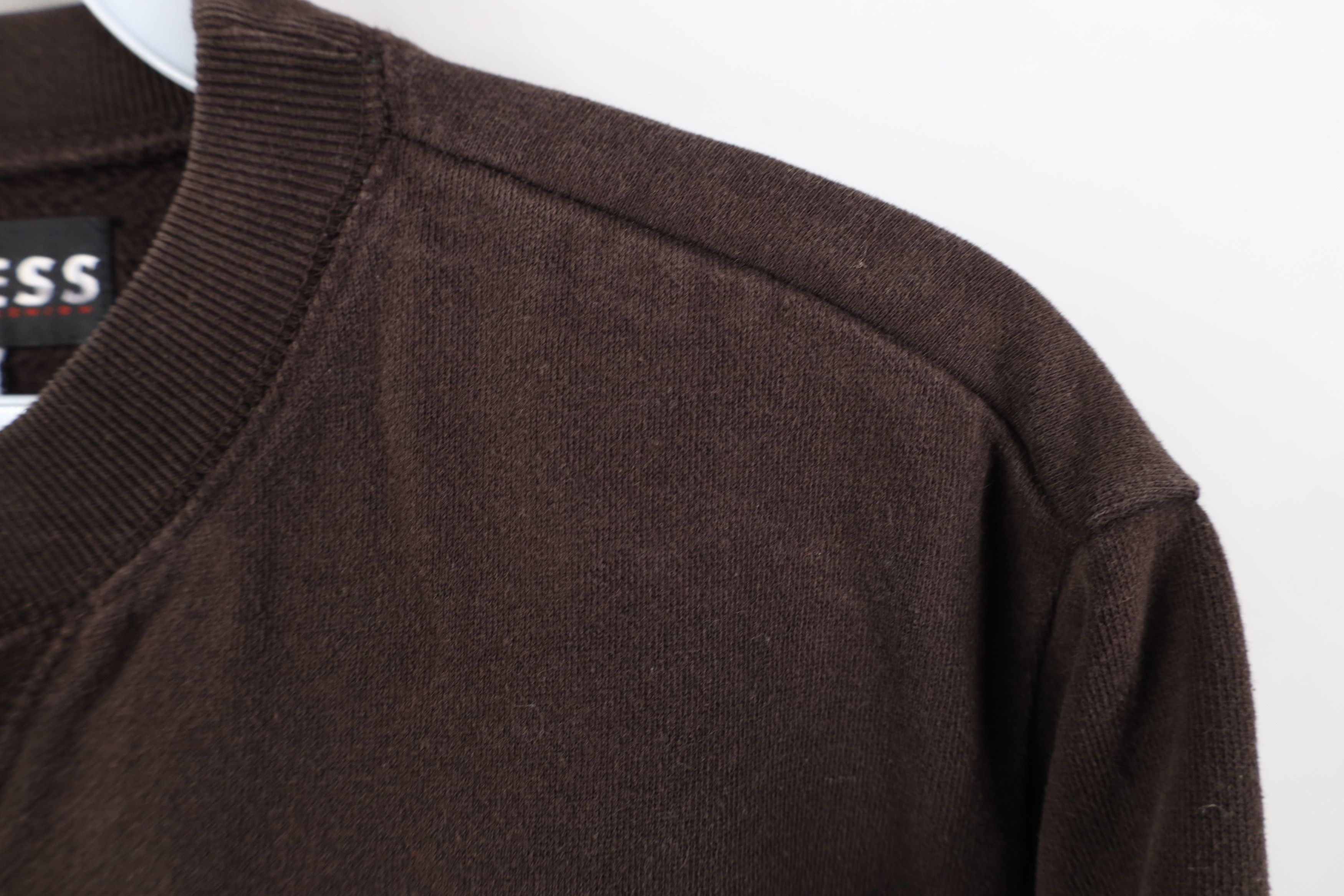 Express Vintage 90s Express Crewneck Sweatshirt Chocolate Brown Size M / US 6-8 / IT 42-44 - 5 Thumbnail