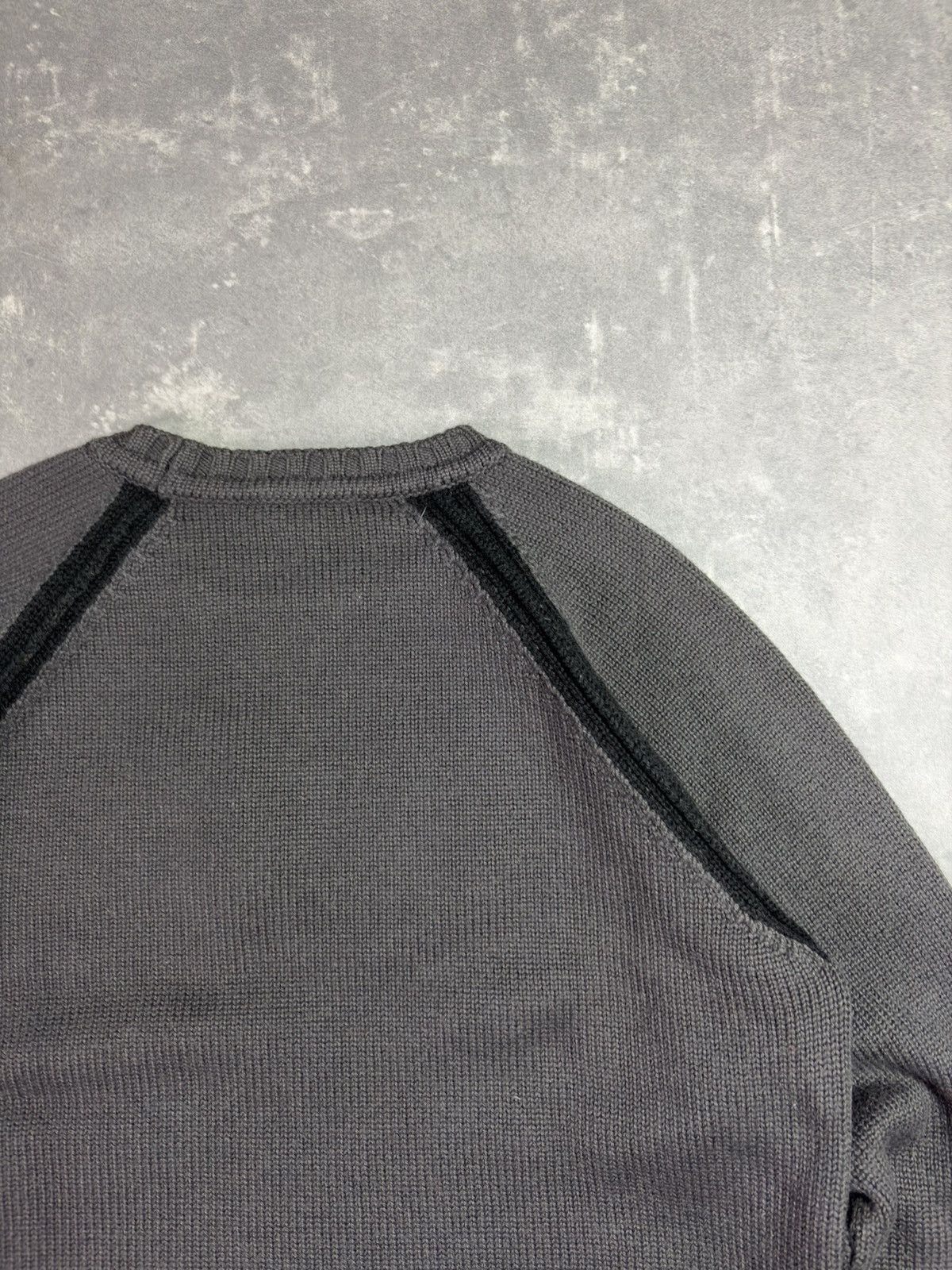Diesel 00s Diesel Big Logo Wool Thick Boxy Knit Sweater M Size M / US 6-8 / IT 42-44 - 10 Thumbnail